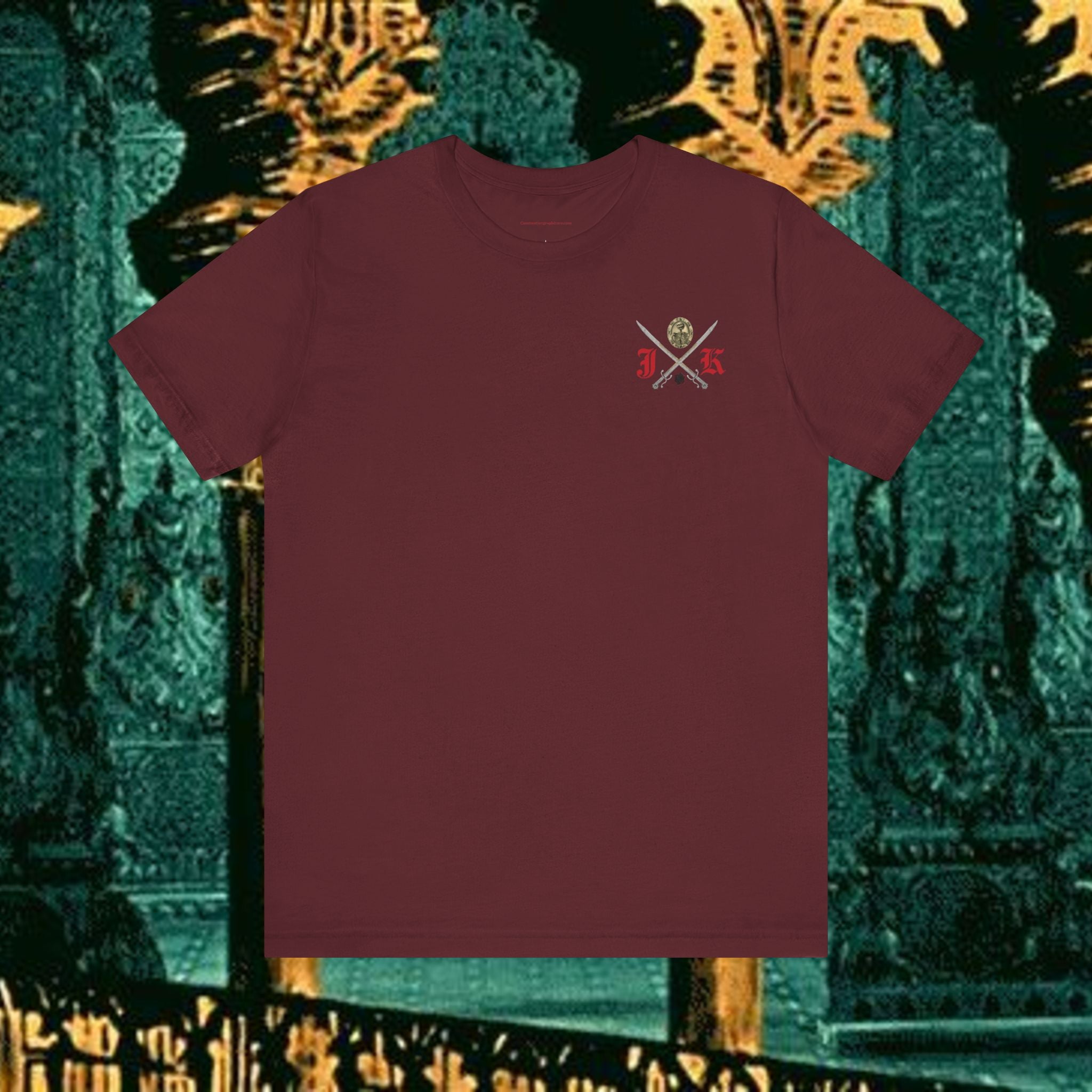 Sons of the Steppe Mythical Medieval Inspired Graphic T Shirt Back Version