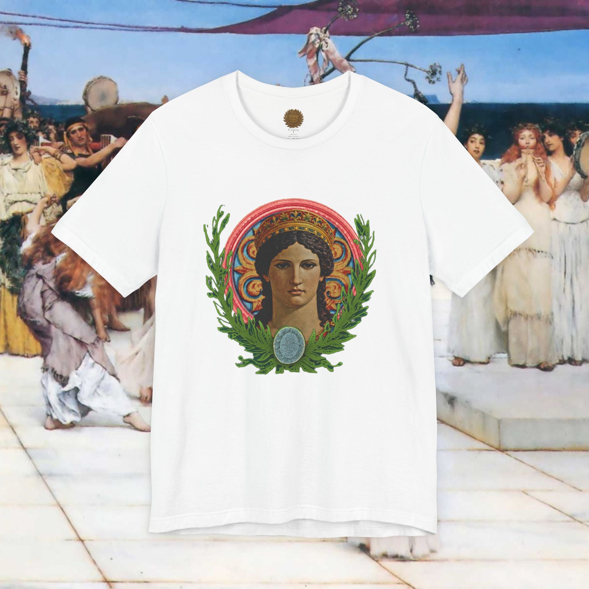 Hera's Wondering – Greek Goddess Coloured Diadem T-Shirt