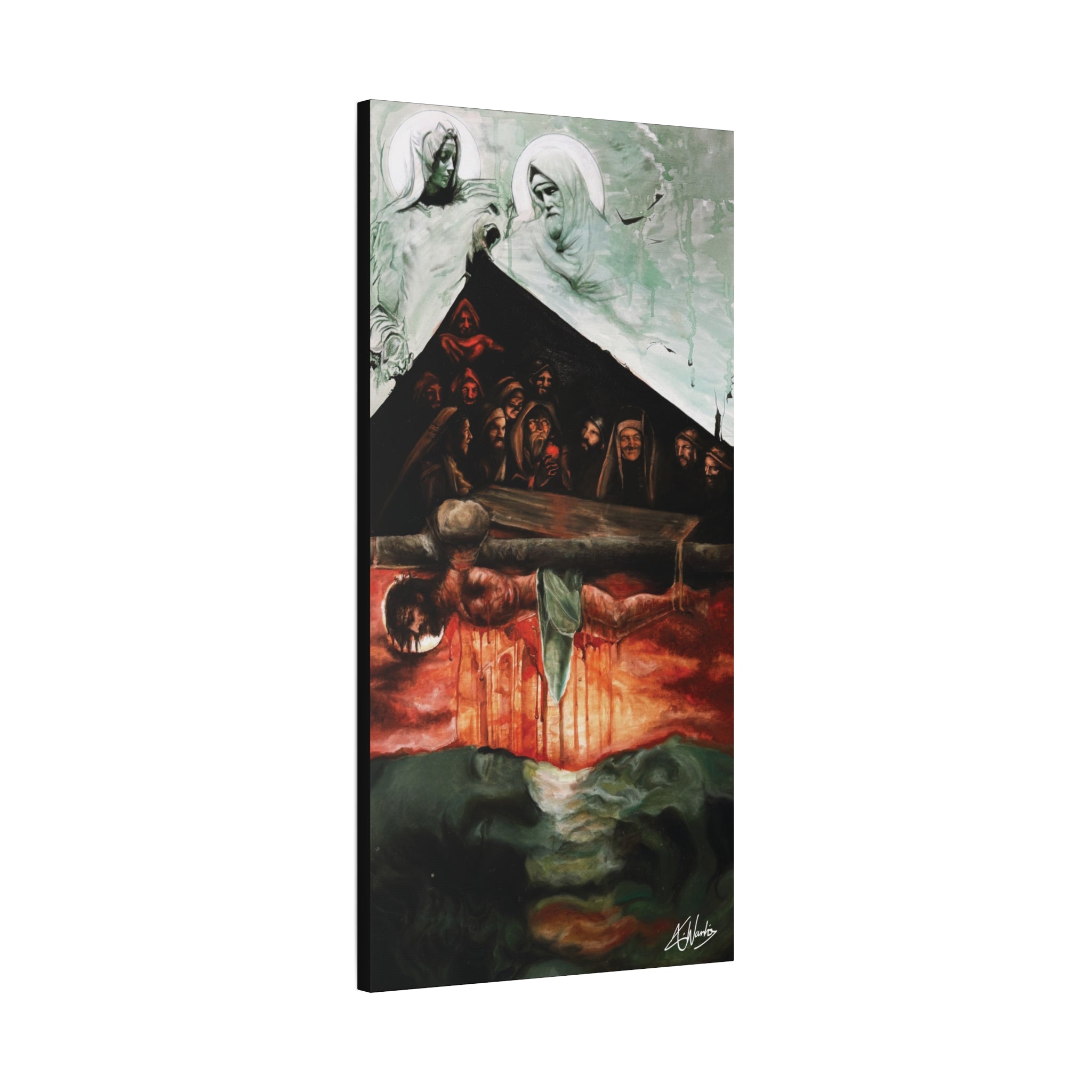 Divine Justice Medieval Fantasy Canvas