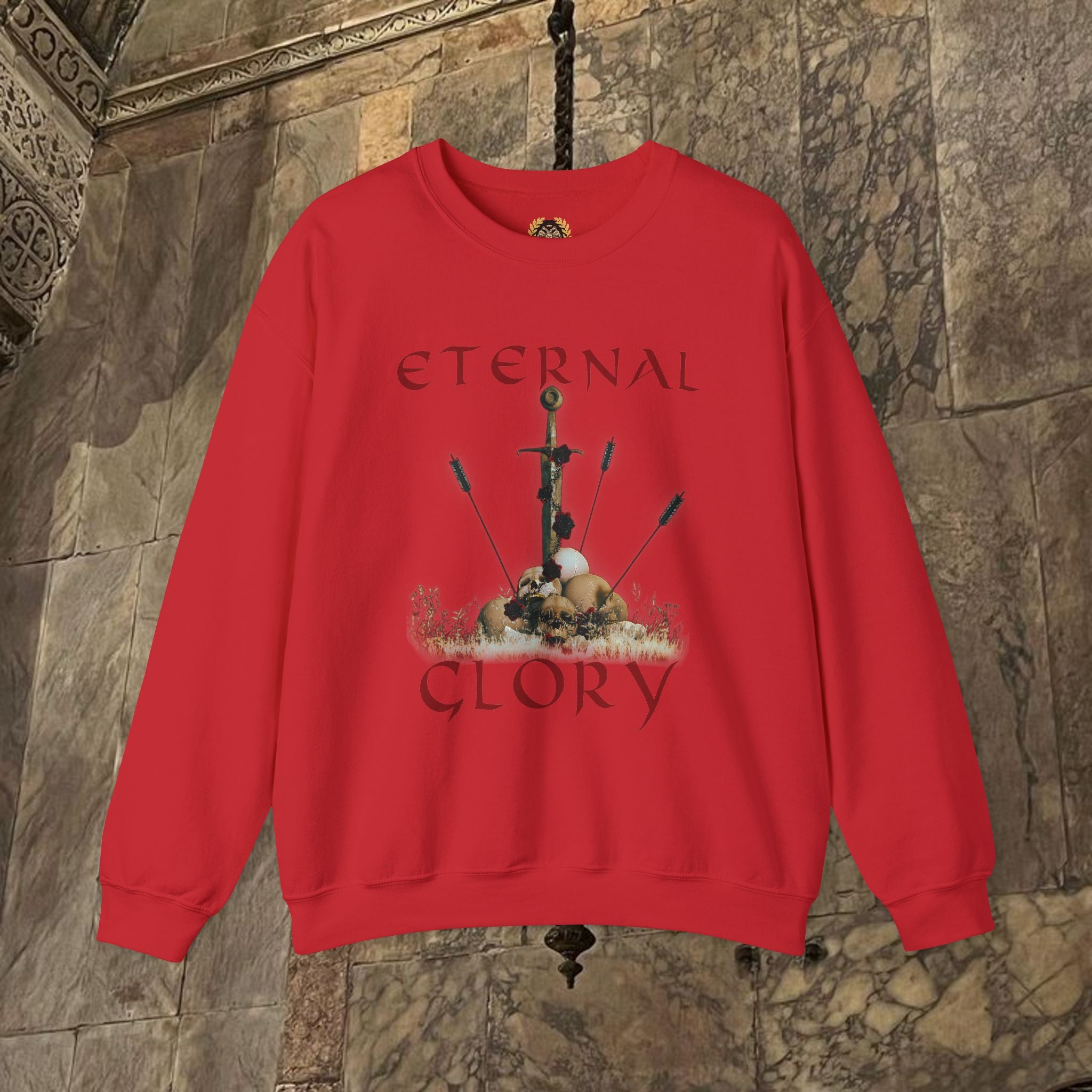 Eternal Glory of the Last Battle Crewneck Graphic Sweatshirt