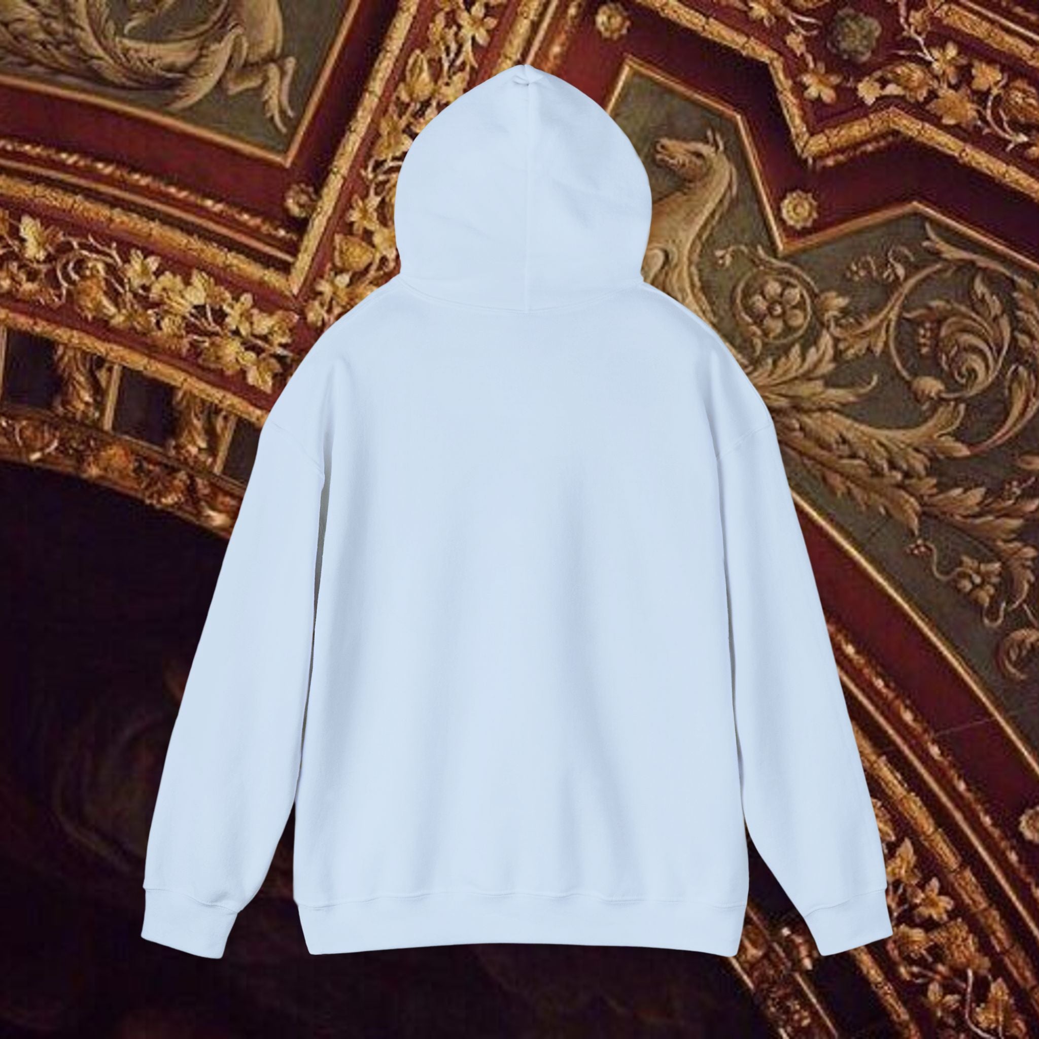 The Goddess's Protection Classically-Inspired Cotton Graphic Hoodie