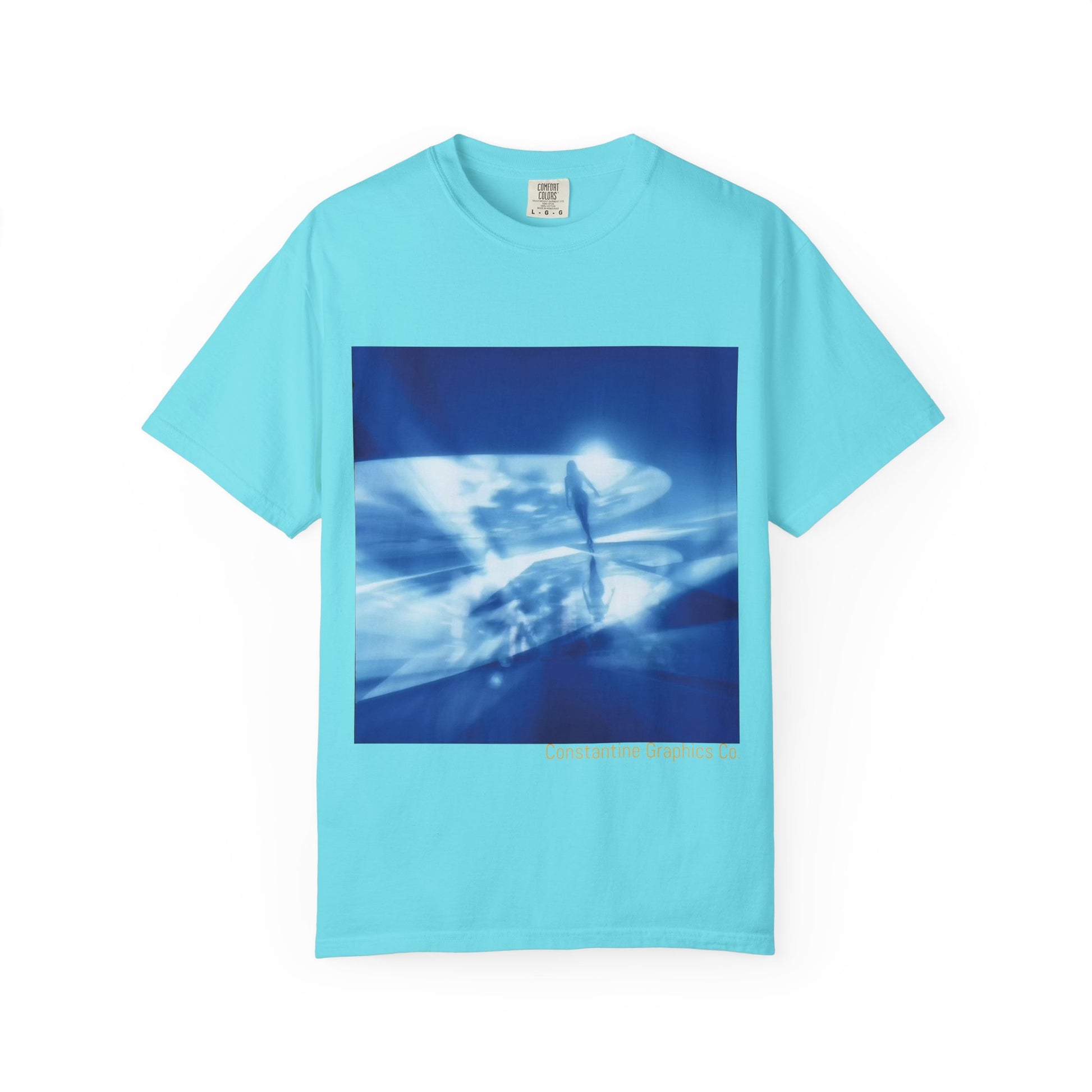 The Blue Portal Cyber Y2k Graphic T Shirt
