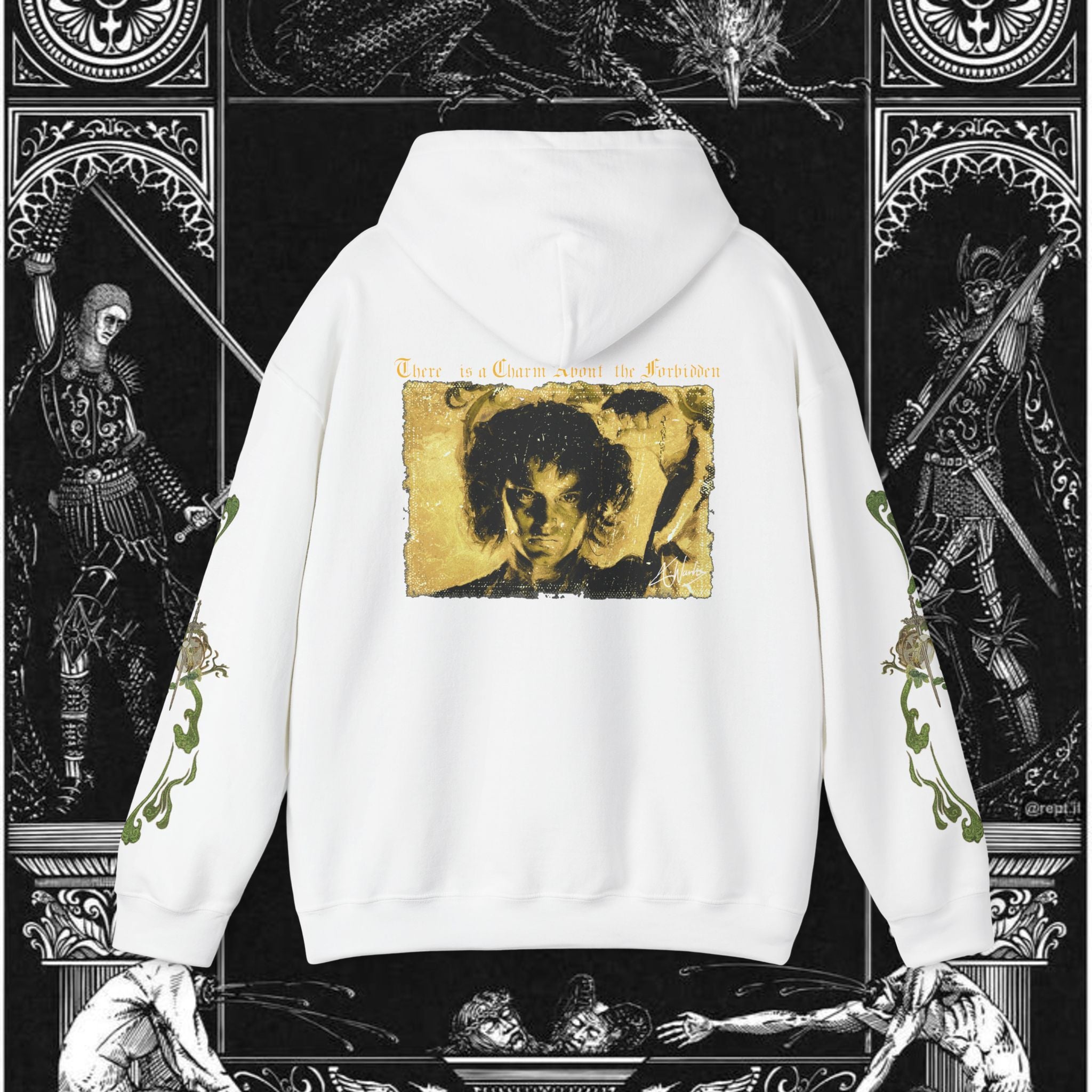 The Last Temptation Medieval Fantasy Graphic Hoodie