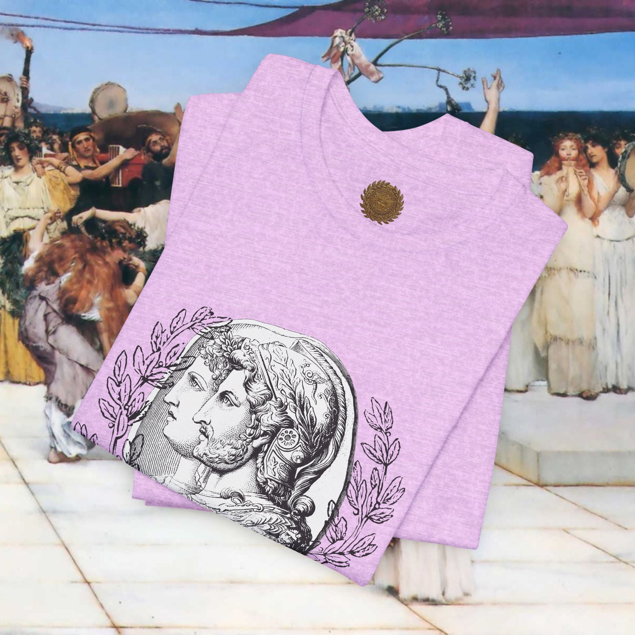 Roman Warrior's Spirit Plumed Helmet Cameo T-Shirt