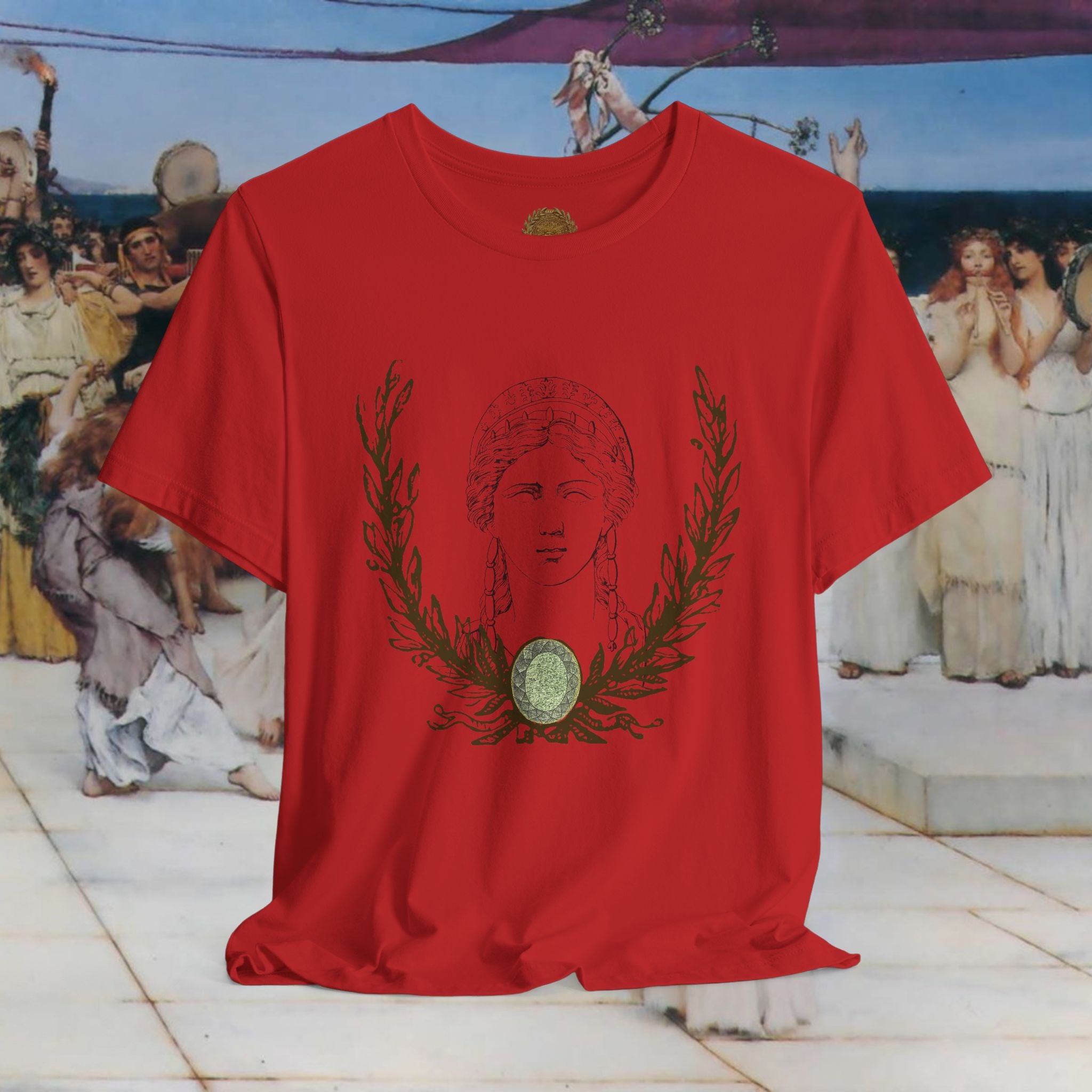 Hera's Wondering – Greek Goddess Ornate Diadem T-Shirt