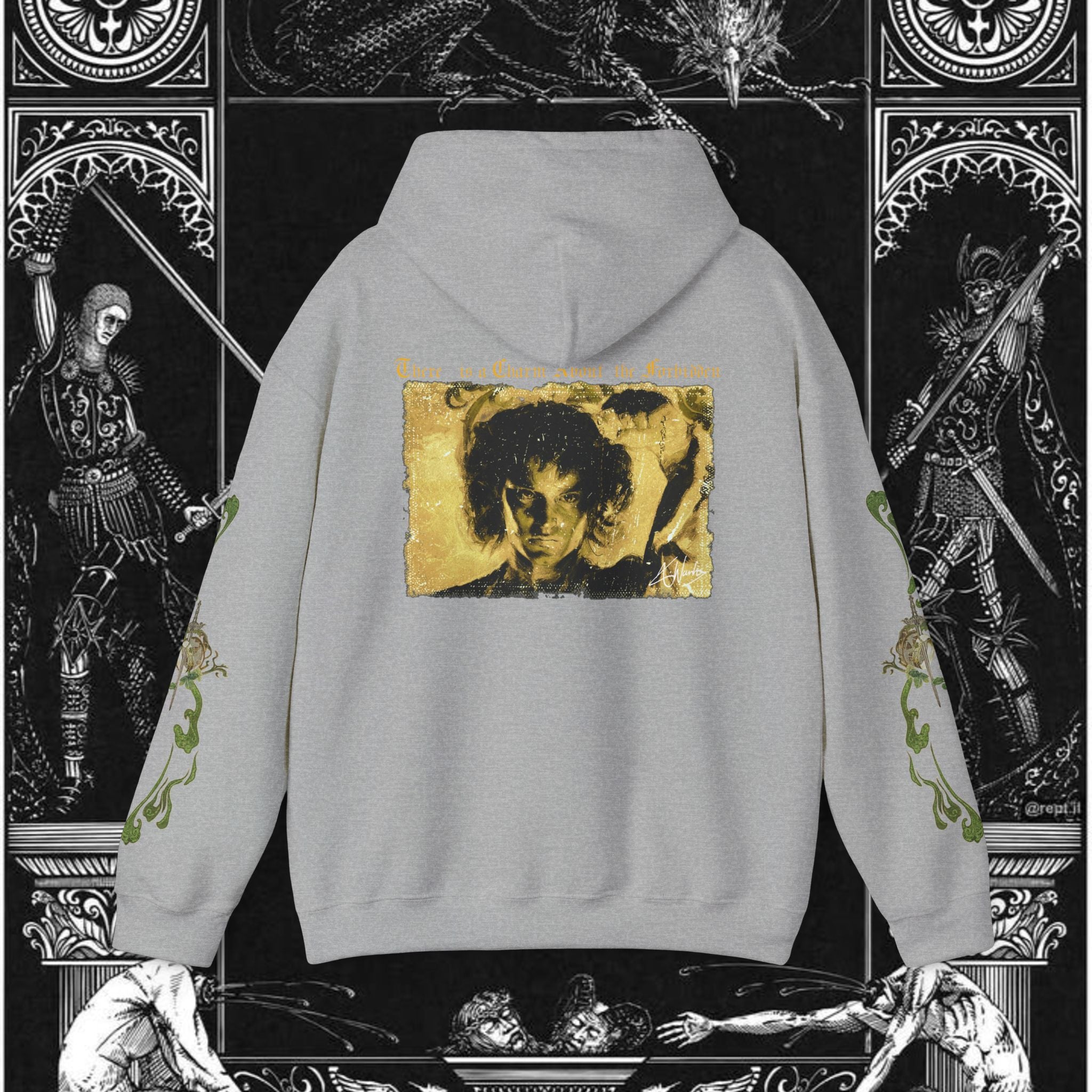 The Last Temptation Medieval Fantasy Graphic Hoodie