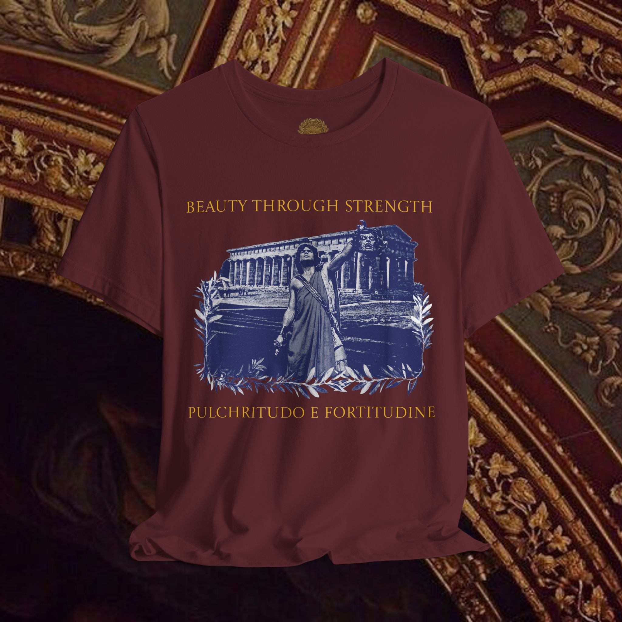 The Hero's Victory Classically-Themed Cotton Graphic T Shirt