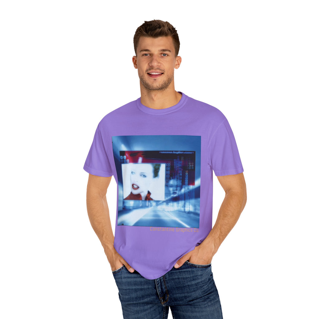 Digital Pop up Cyber Y2k Graphic TShirt