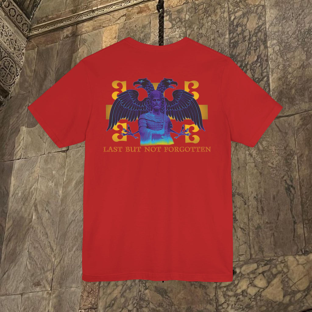 The Last Great Emperor Byzantine Inspired Cotton Graphic T-shirt Back Version