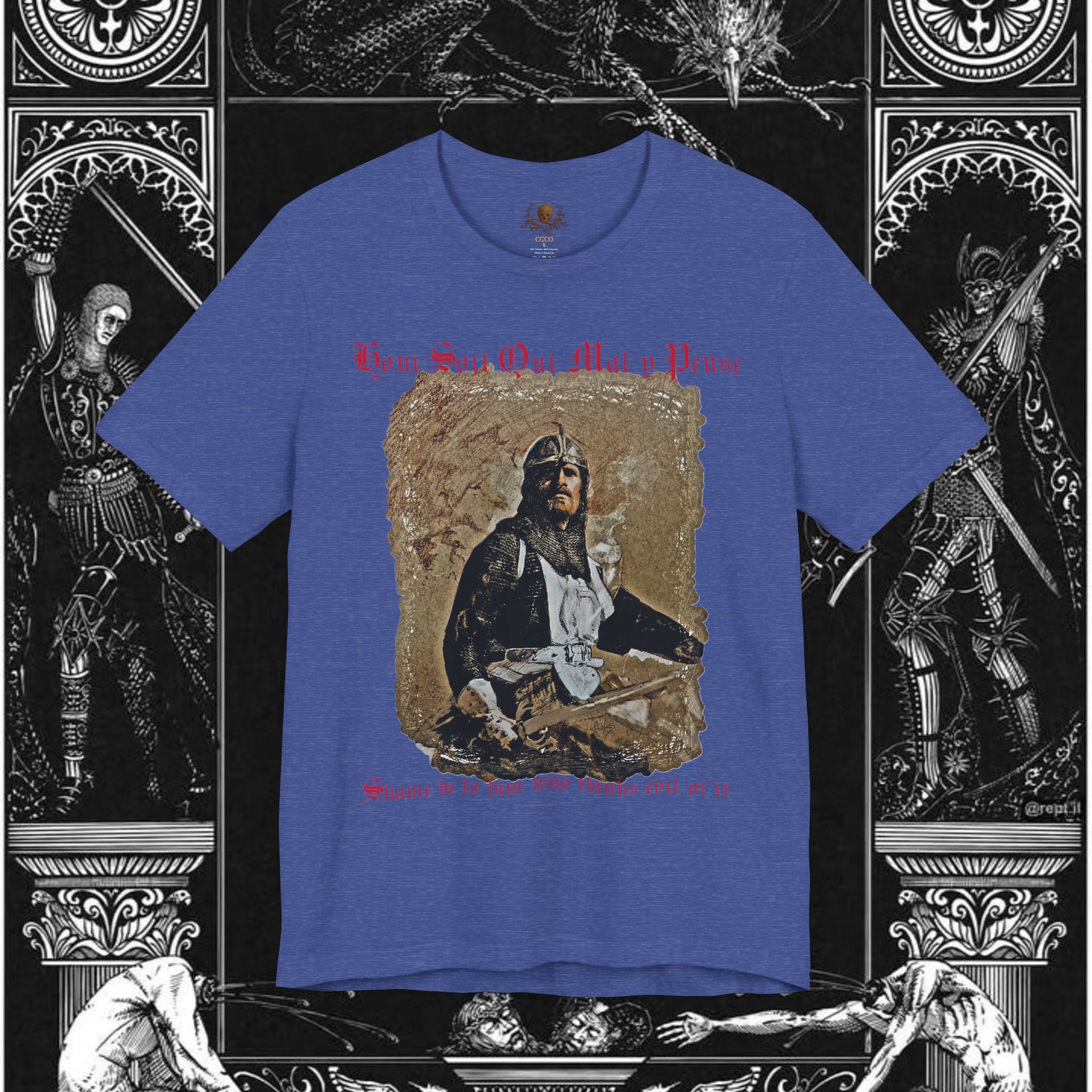 The Knight's Rest Medieval Fantasy Graphic T Shirt