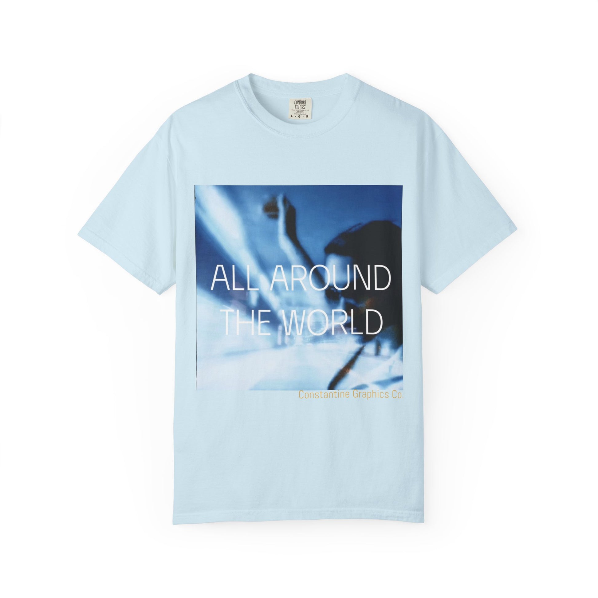 All Around The World Cyber Y2k Graphic Tshirt