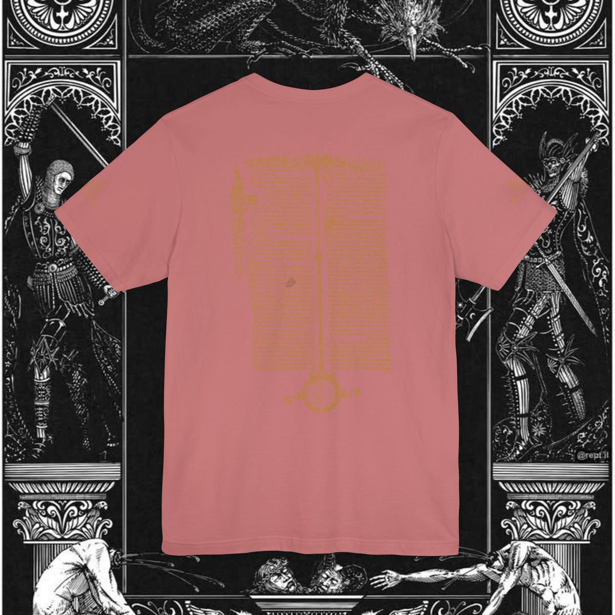 The Circle of Life Medieval Fantasy Inspired Graphic Shirt