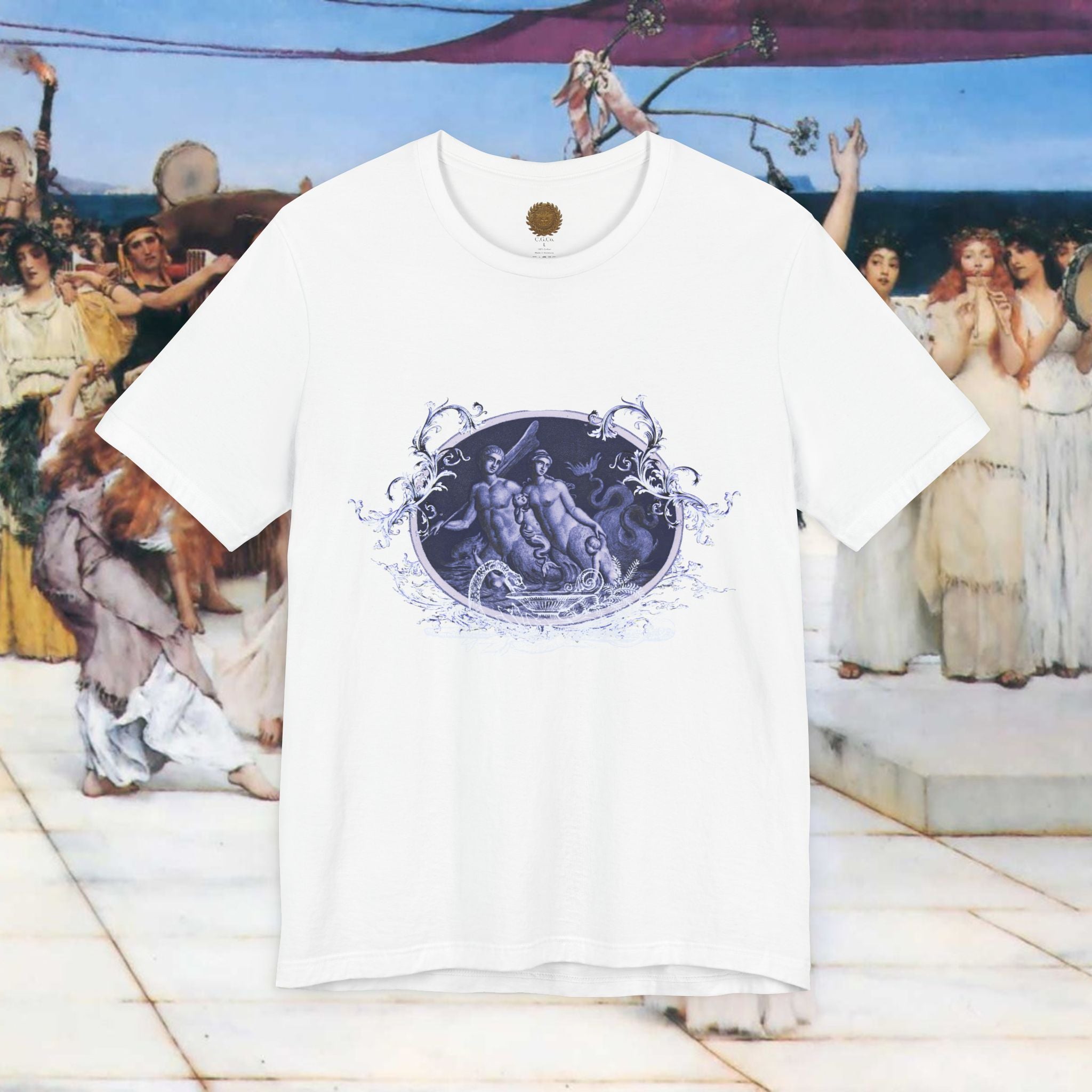 Dagon Graphic T-Shirt – Ancient Fish God of Mesopotamian Mythology | Classical History Gift