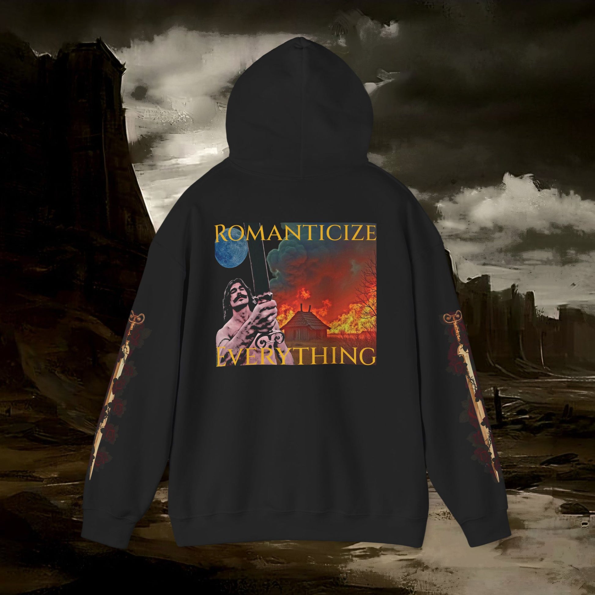 The Barbarian's Mirror Medieval Fantasy Inspired Unisex Hoodie