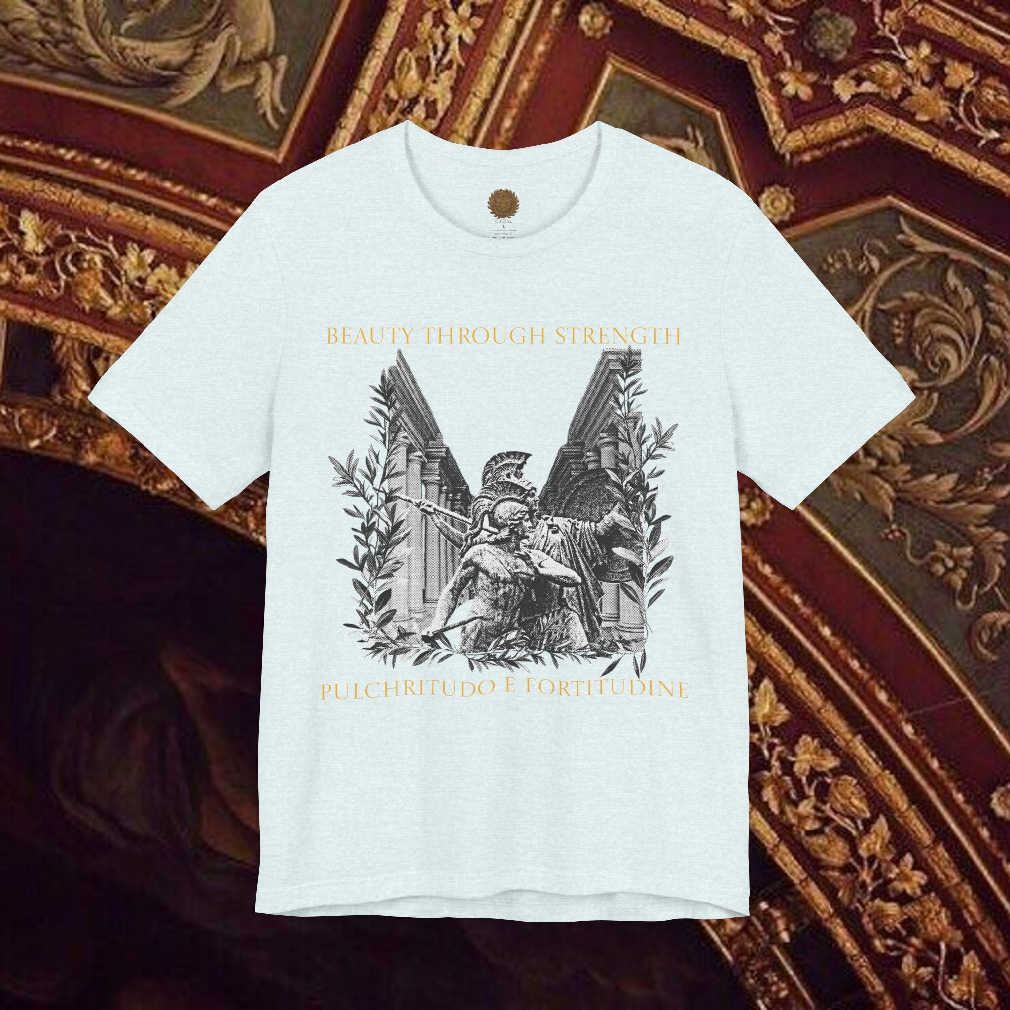 The Goddess's Protection Classically-Inspired Cotton Graphic T Shirt