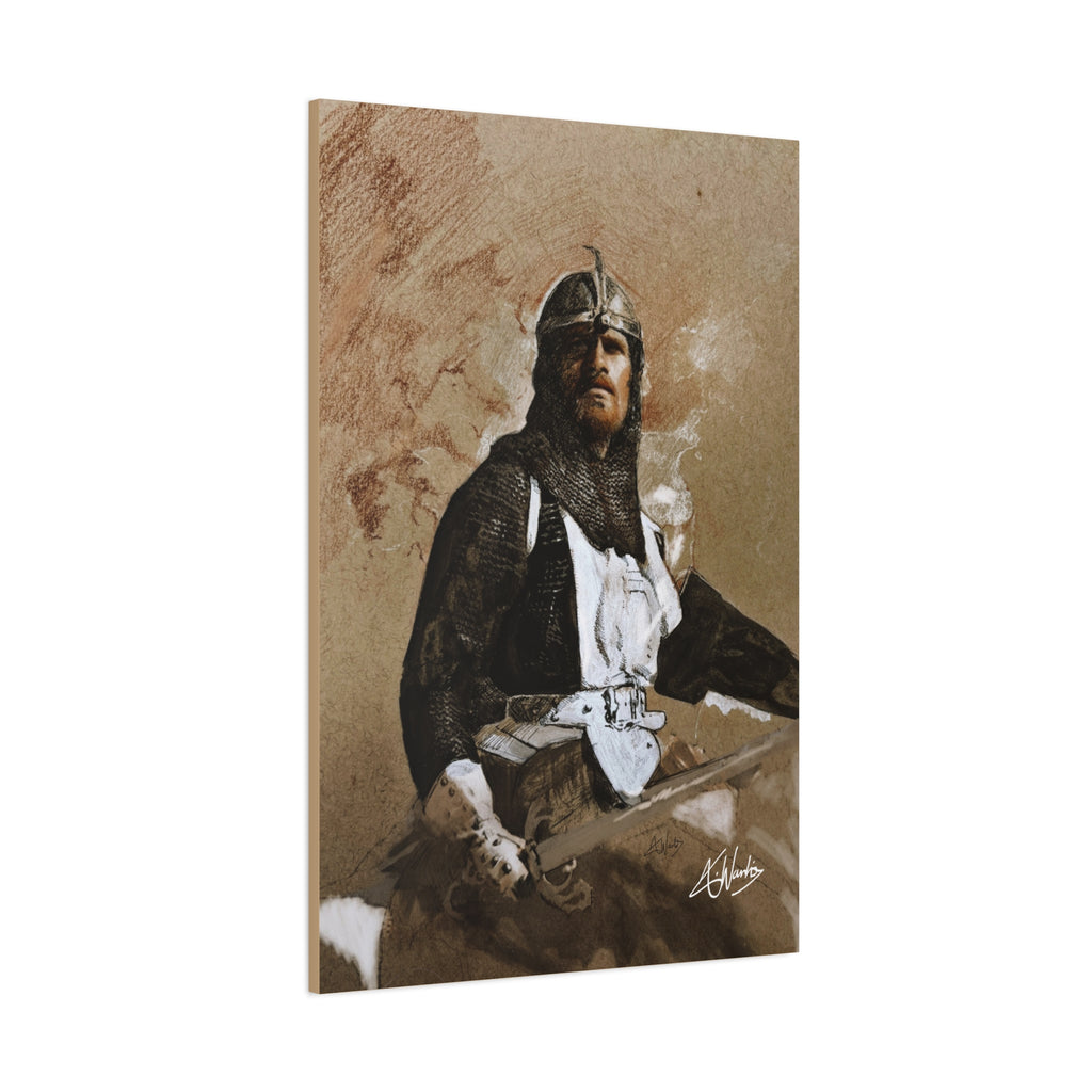 The Knight's Rest Medieval Fantasy Canvas