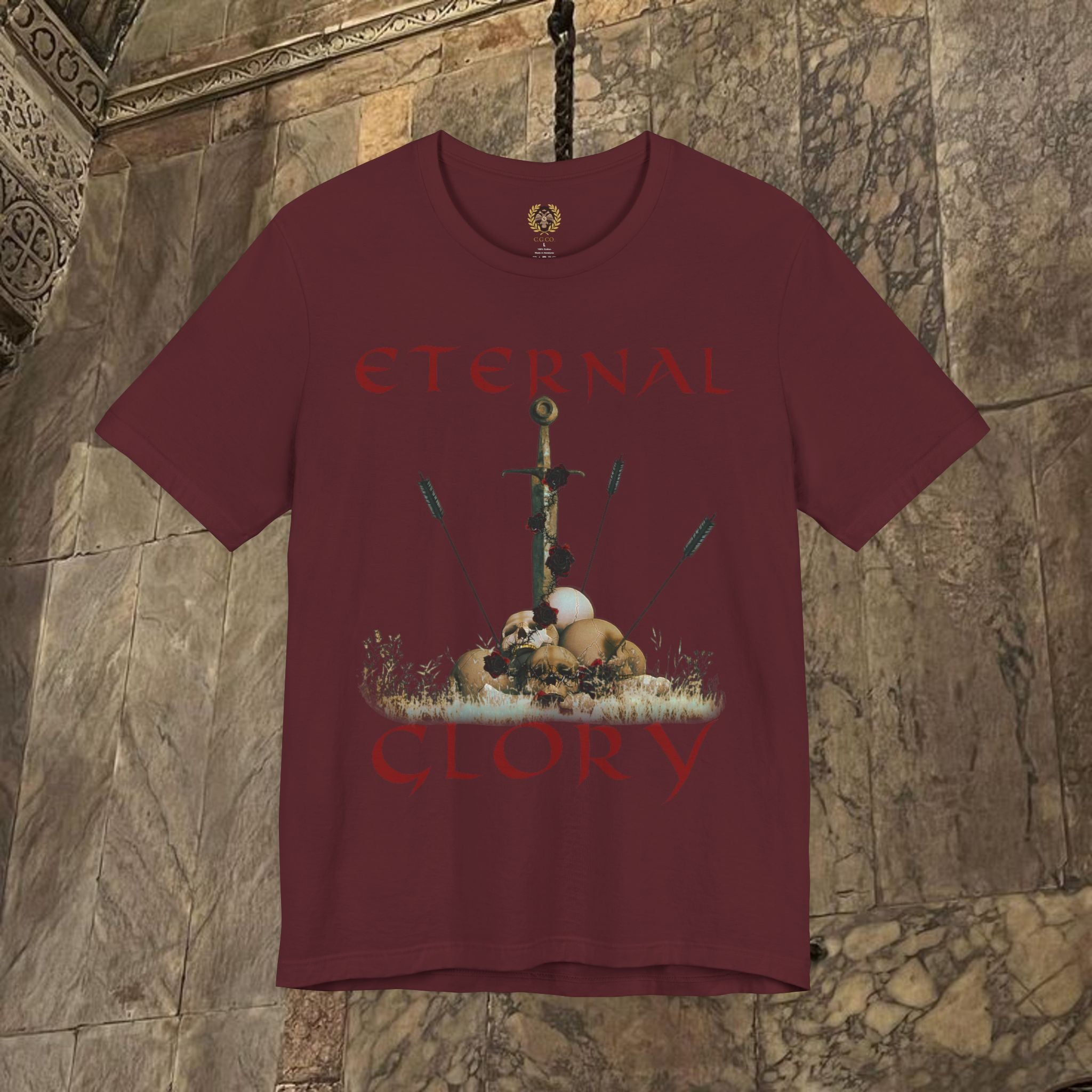 Eternal Glory of the Last Battle Cotton Graphic T-Shirt