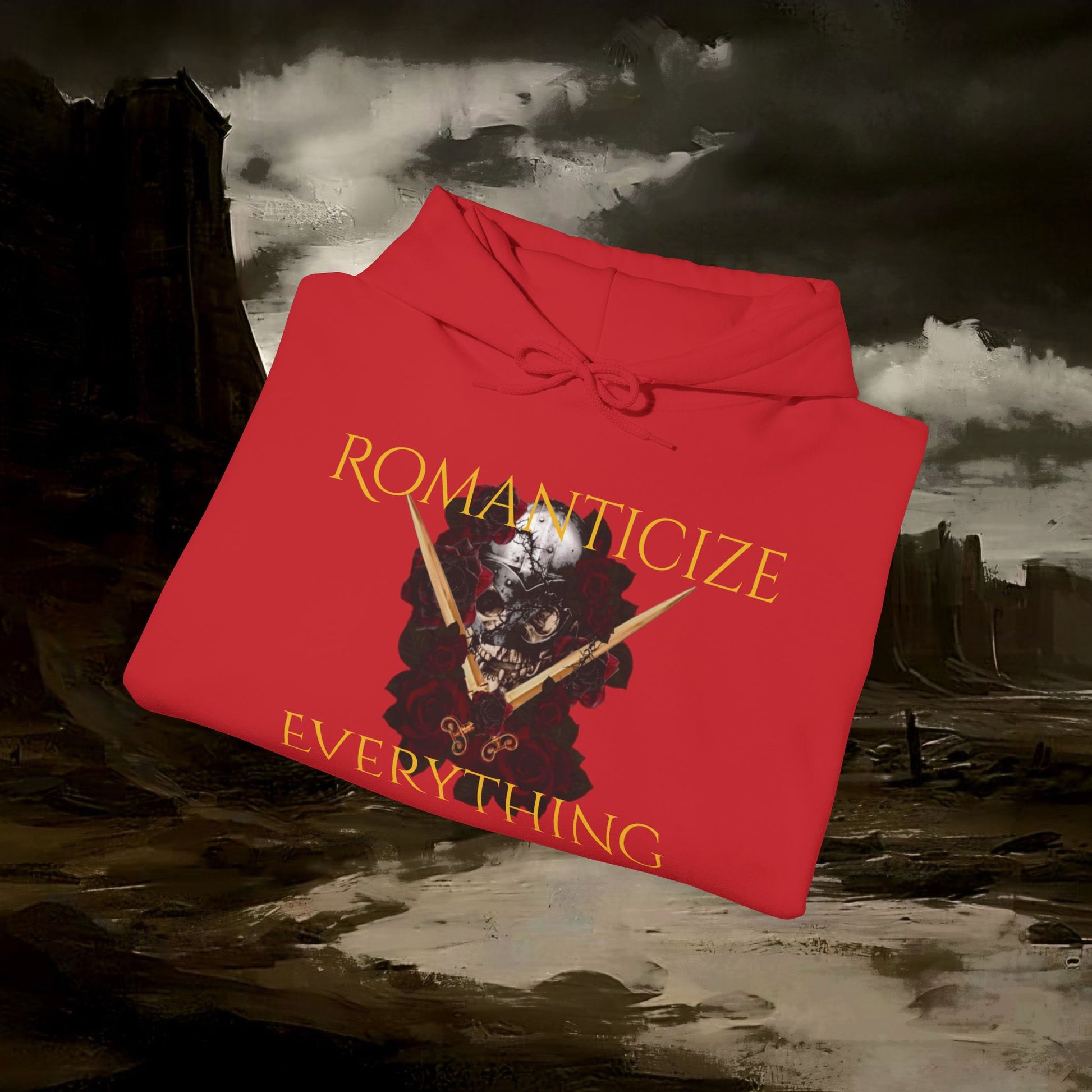 The Barbarian's Fate Medieval Fantasy Inspired Gothic Graphic Hoodie