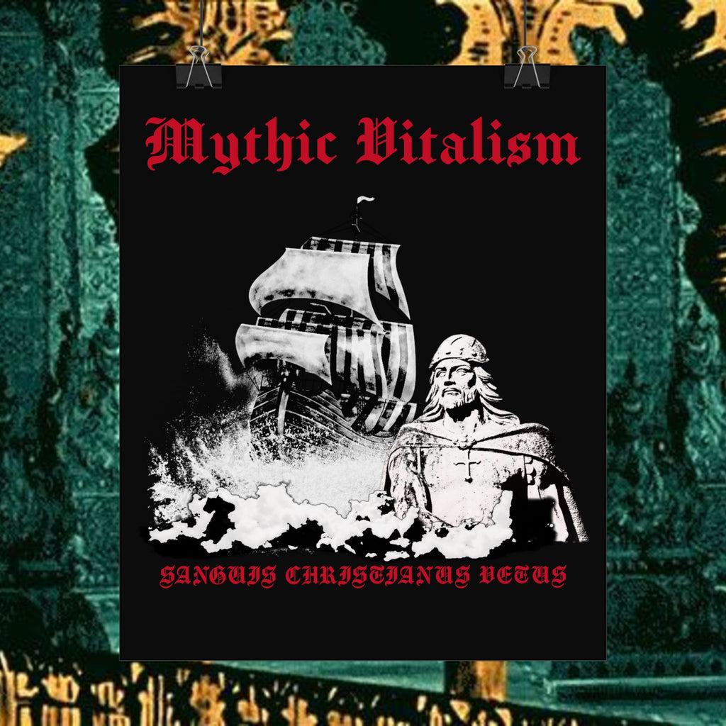 Mythical Vitalism, Sanguis Christianus Vetus Adventure and Exploration Inspired Rolled Posters