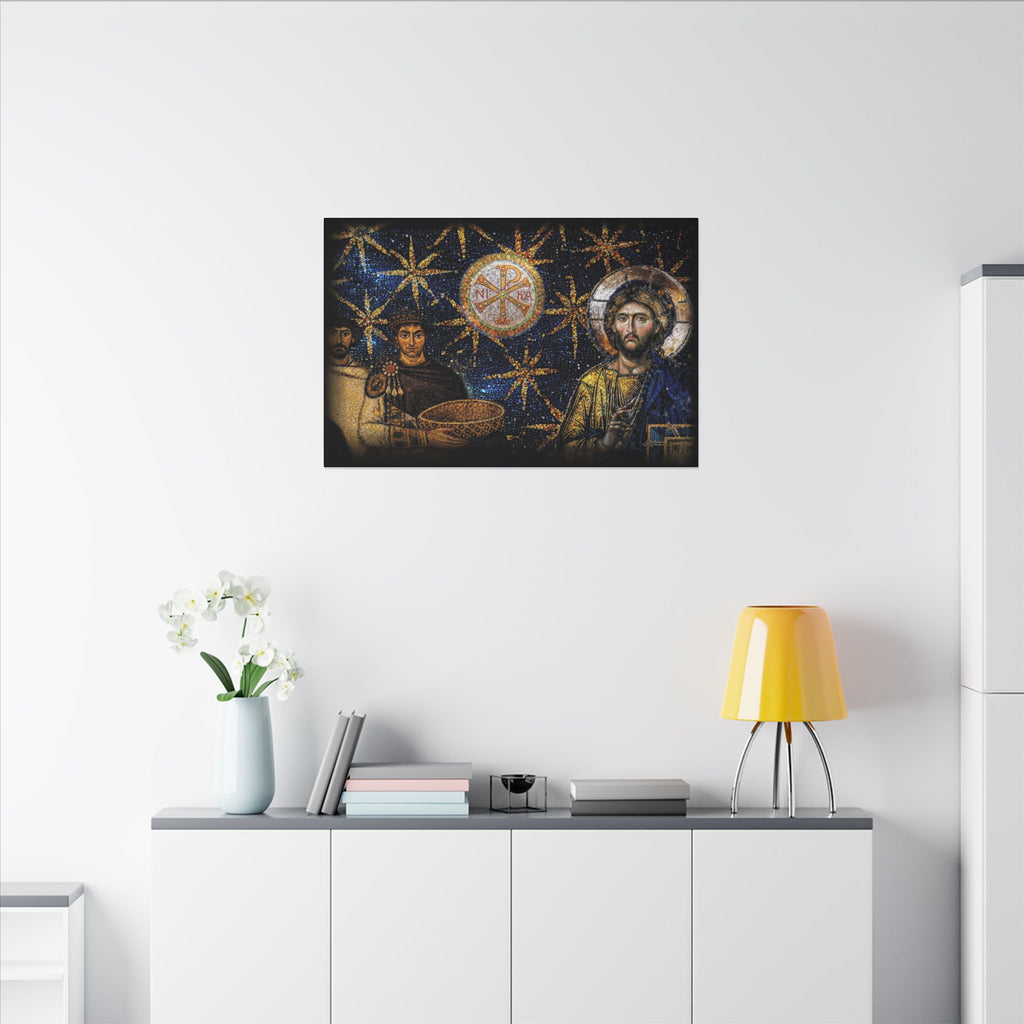 Justinian's Glory Byzantine Late Roman Inspired Matte Canvas, Stretched, (Multi-Size)