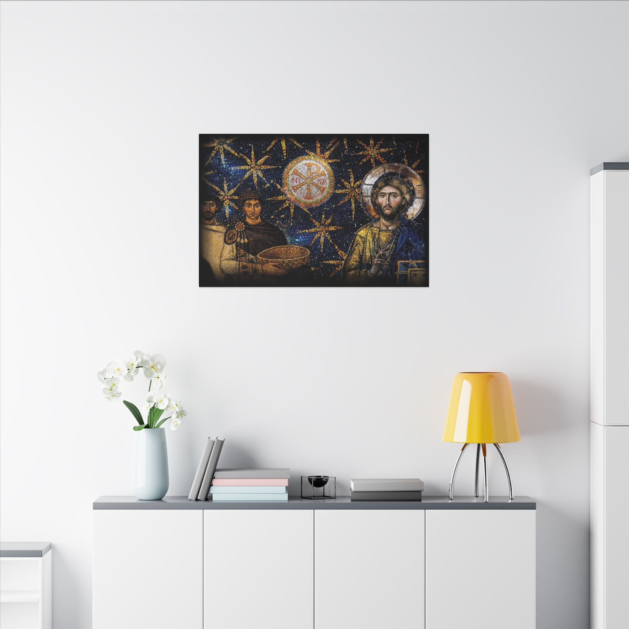 Justinian's Glory Byzantine Late Roman Inspired Matte Canvas, Stretched, (Multi-Size)