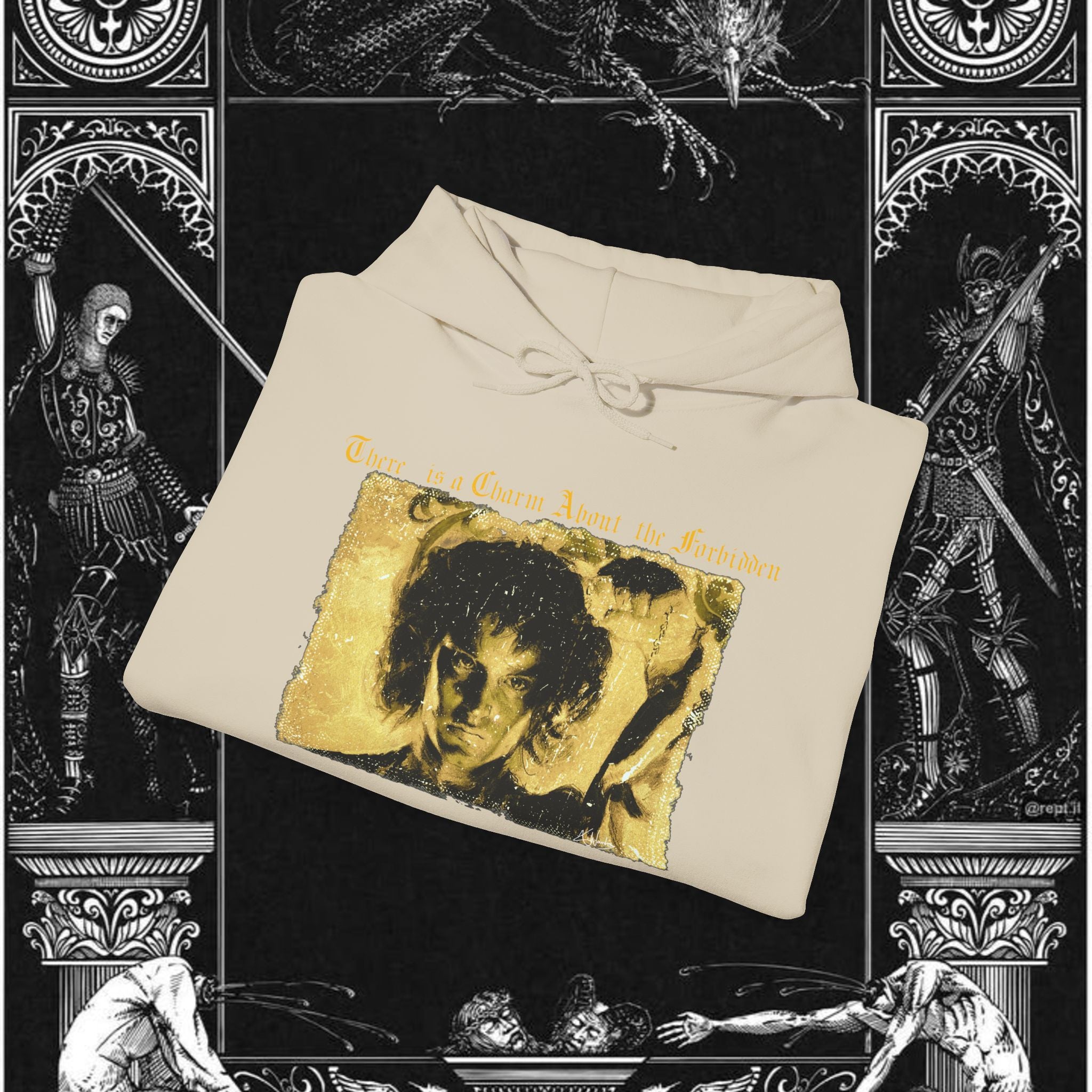 The Last Temptation Medieval Fantasy Graphic Hoodie