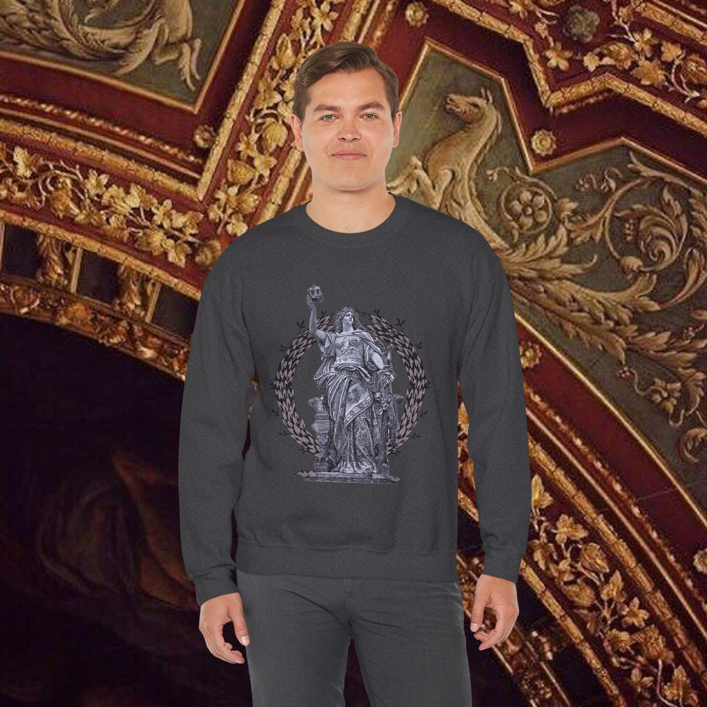 Goddess Victory Neo-Classical Crewneck Sweatshirt piece