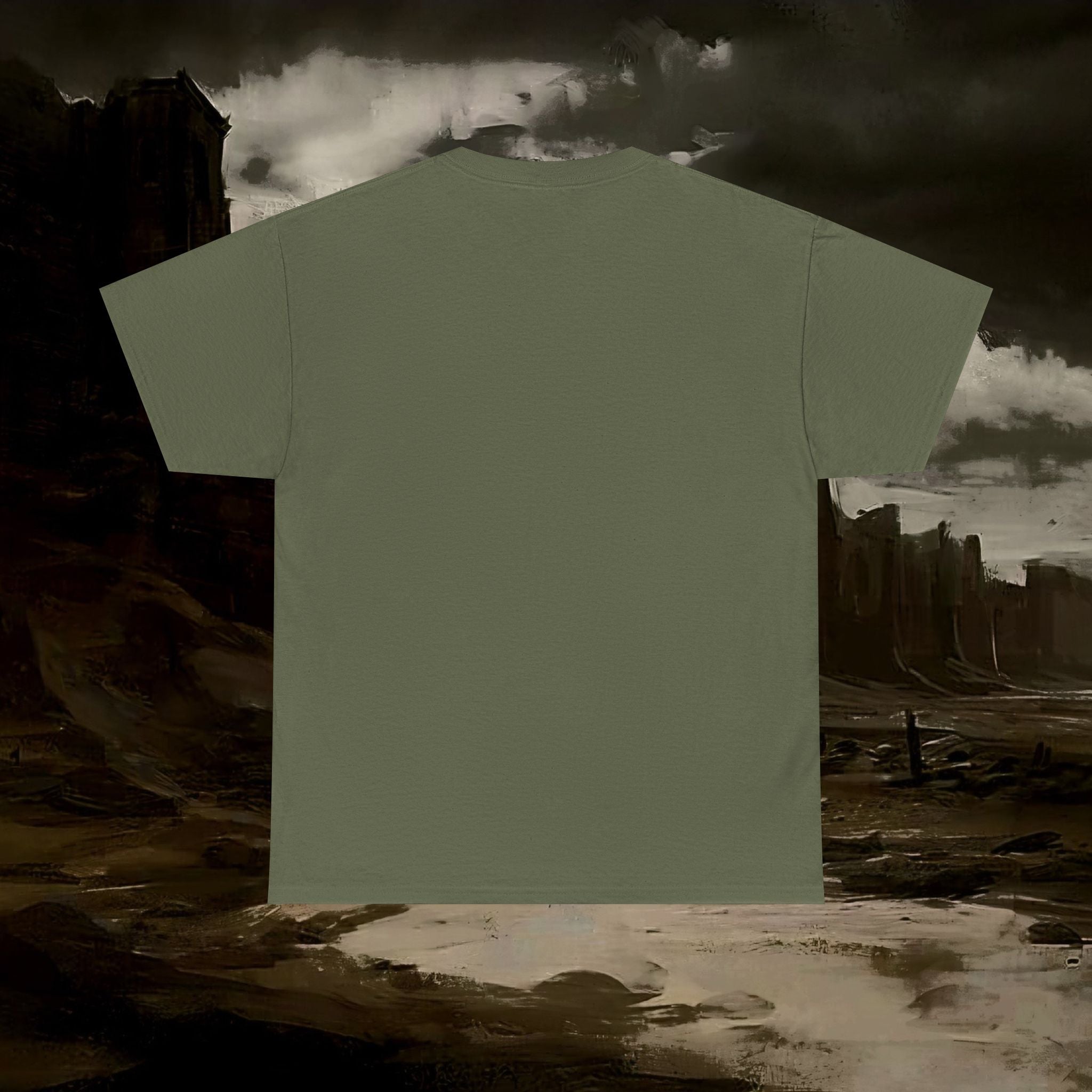 The Barbarian's Mirror Unisex Tee with Vintage Design Casual Wear, Everyday Style