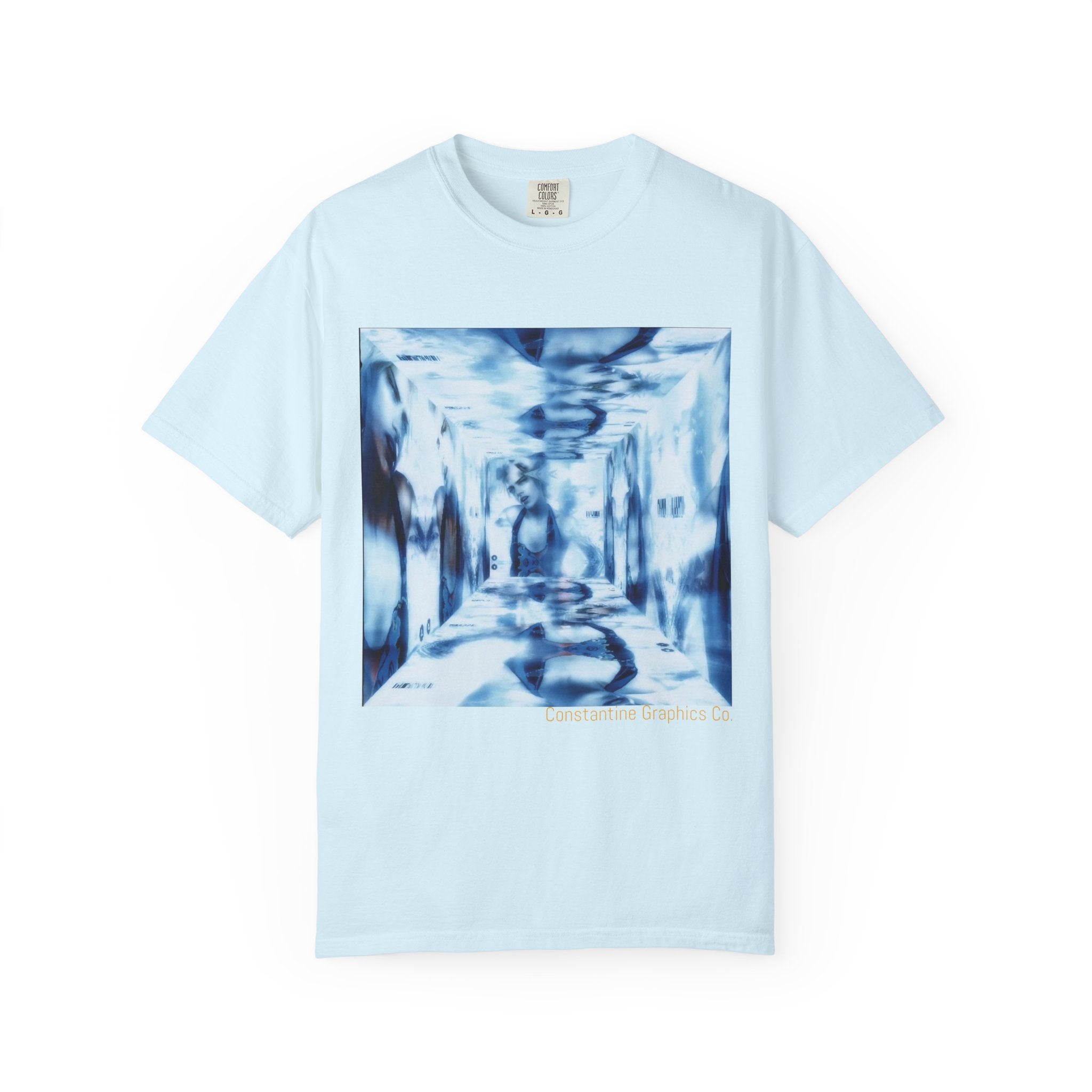 Enter the CyberVerse Y2K Graphic T-Shirt