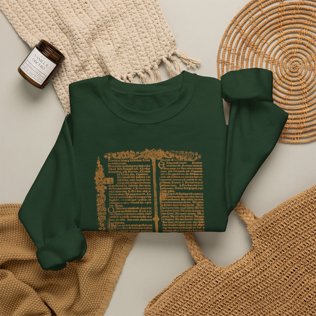 The Circle of Life Medieval Fantasy Inspired Graphic Sweatshirt