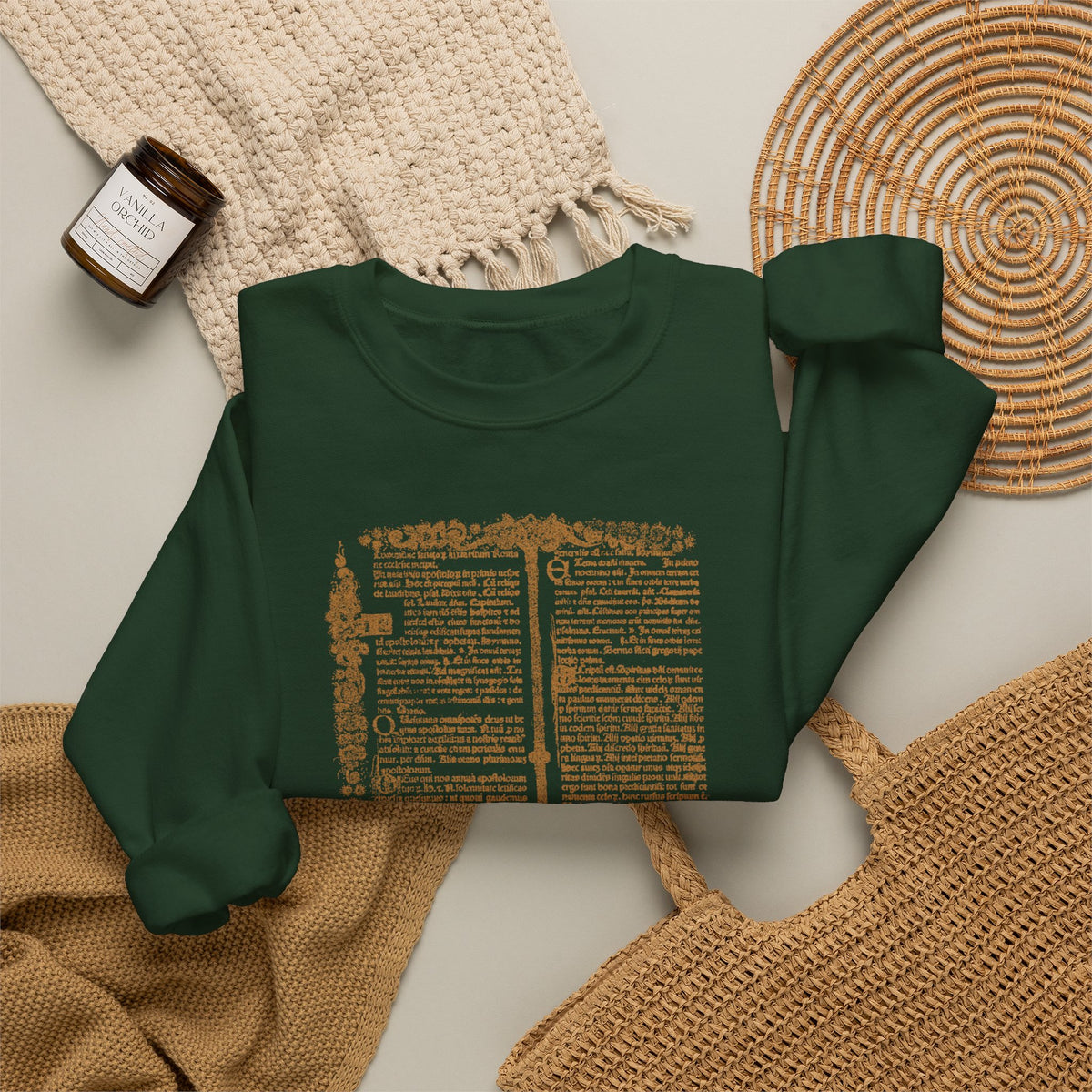 The Circle of Life Medieval Fantasy Inspired Graphic Sweatshirt