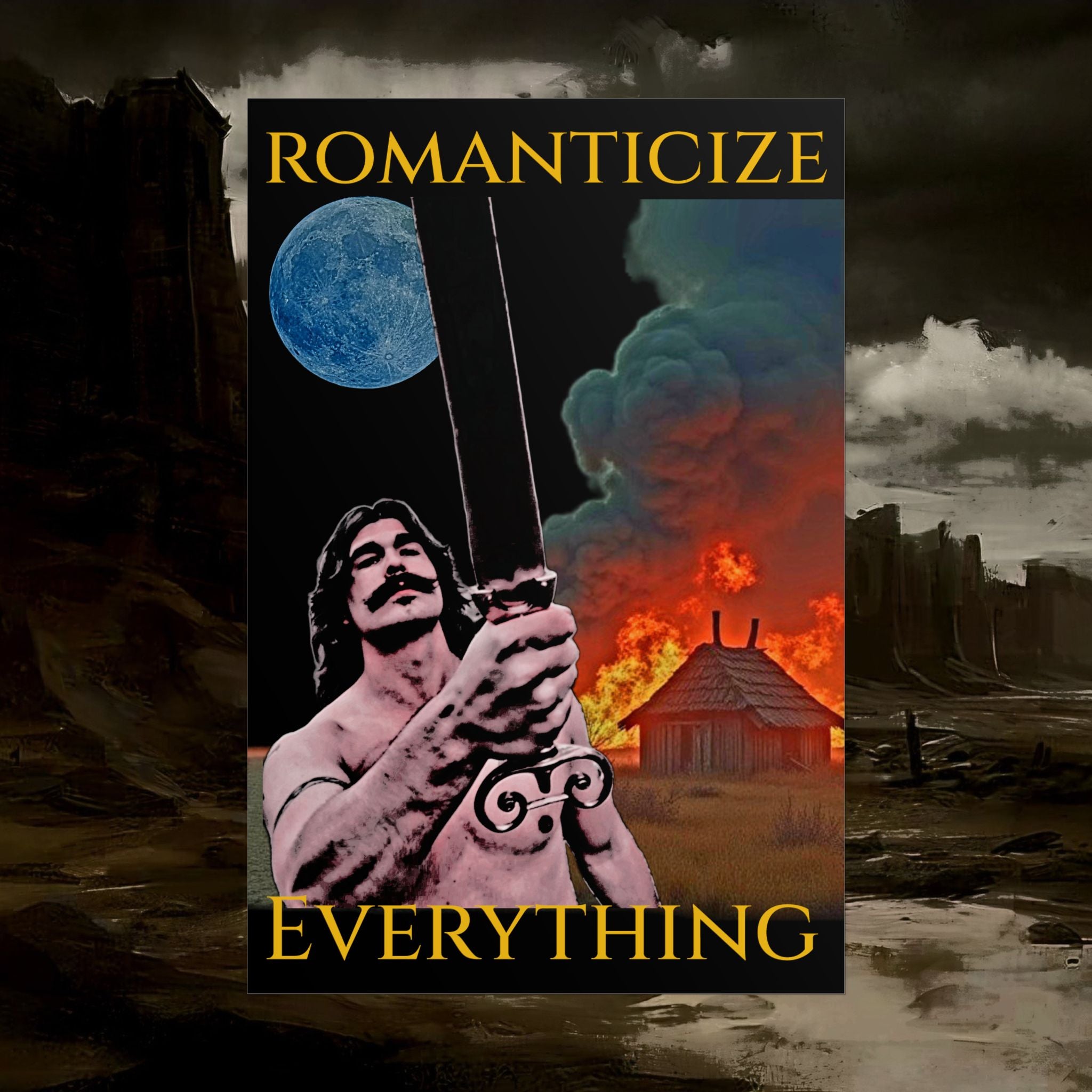 The Barbarian's Mirror Early Medieval Ancient Rolled Posters