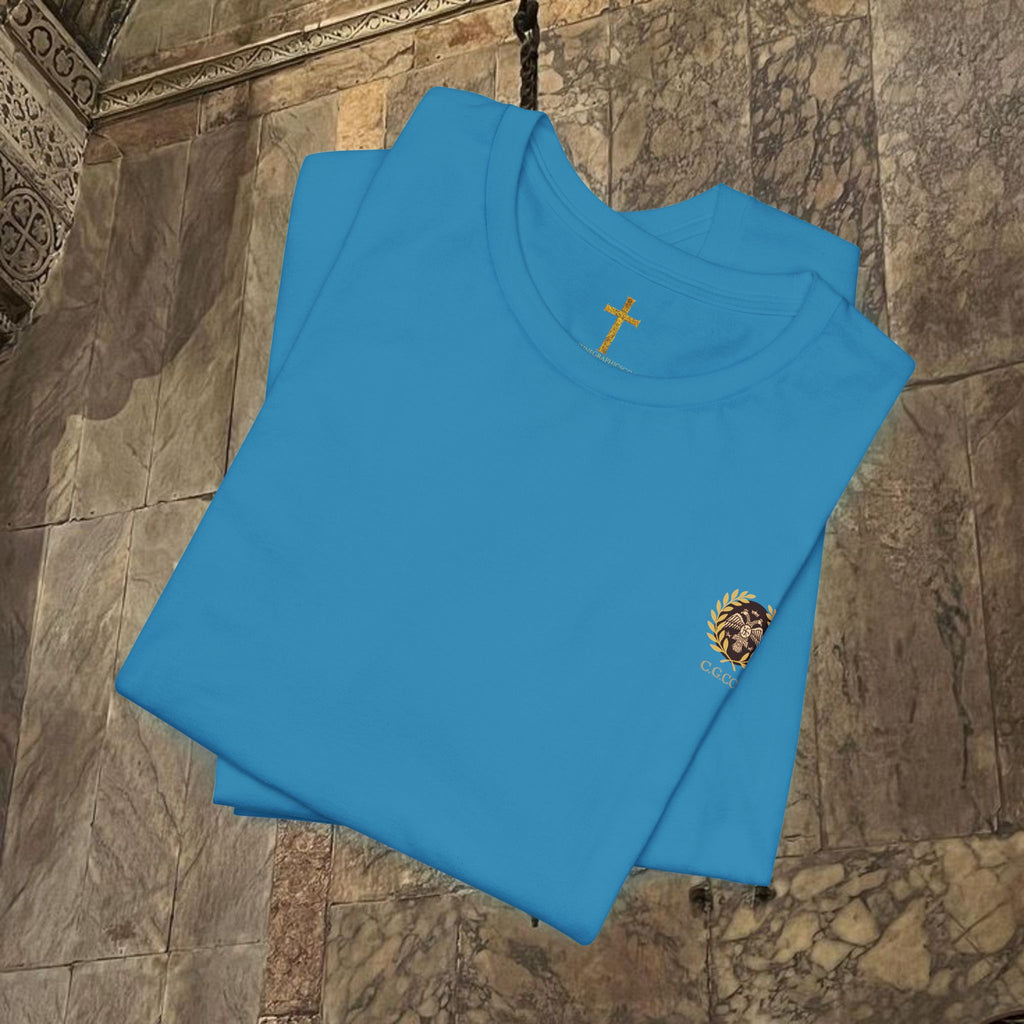 The Last Great Emperor Byzantine Inspired Cotton Graphic T-shirt Back Version