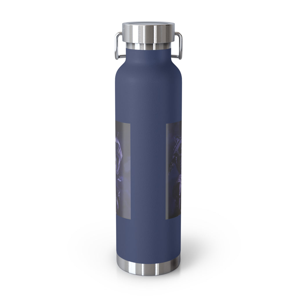 Neptune waterbottle Stylish Insulated Water Bottle for Outdoor Adventures, Motivational Fitness Water Bottle, Copper Vacuum Flask for Gym, Travel and Beach