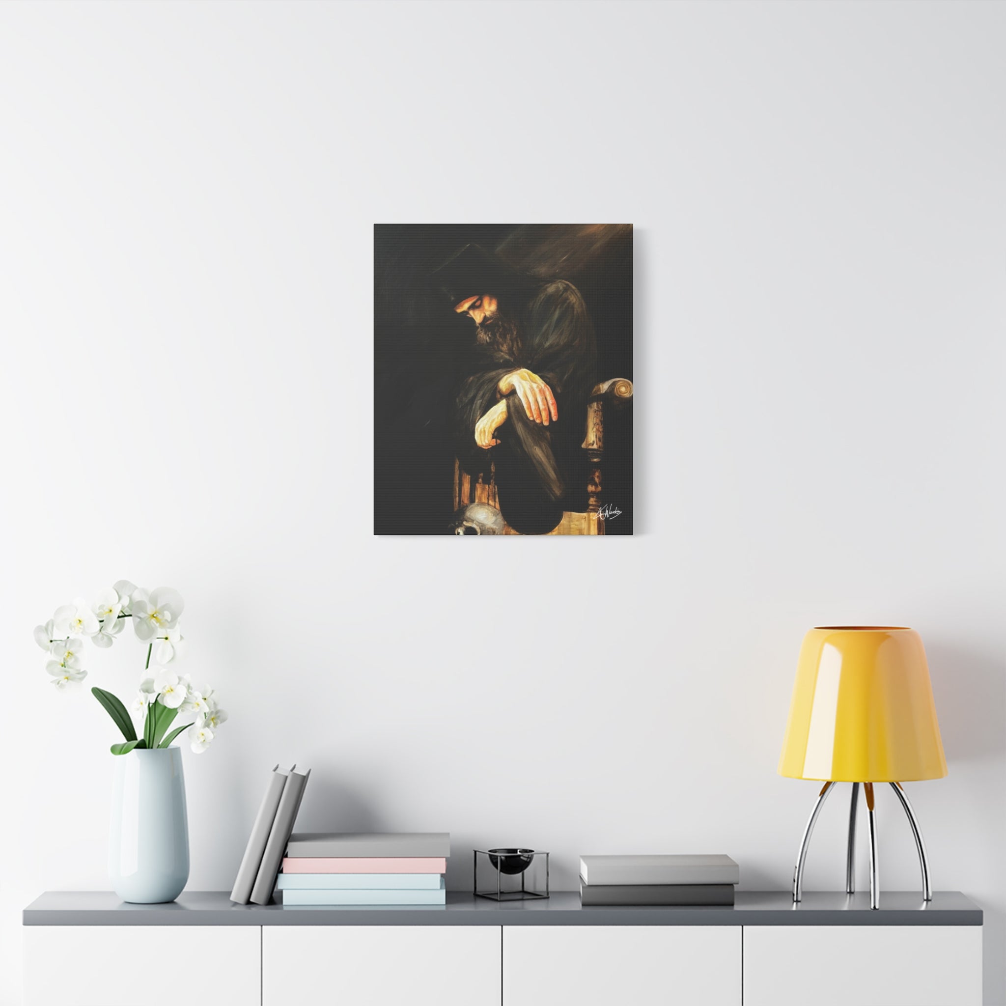 Man's Memento Medieval Fantasy Canvas