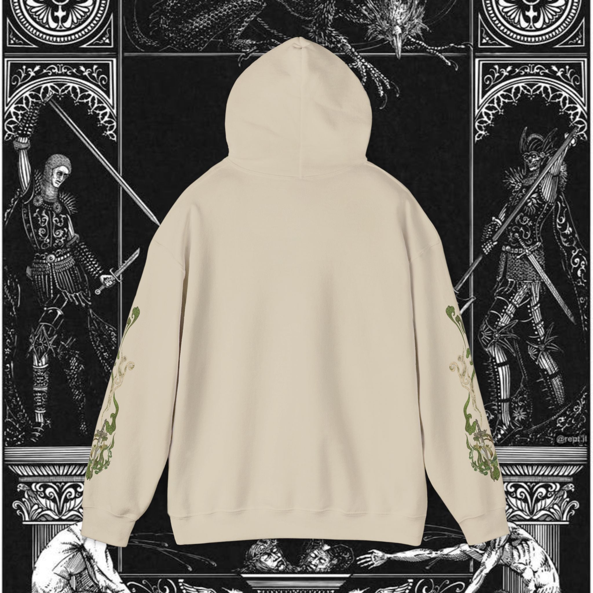 The Last Temptation Medieval Fantasy Graphic Hoodie