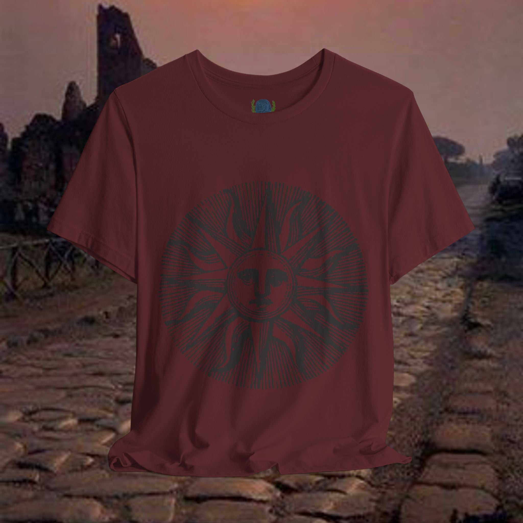 Summer Sun Mediterranean Graphic T-Shirt