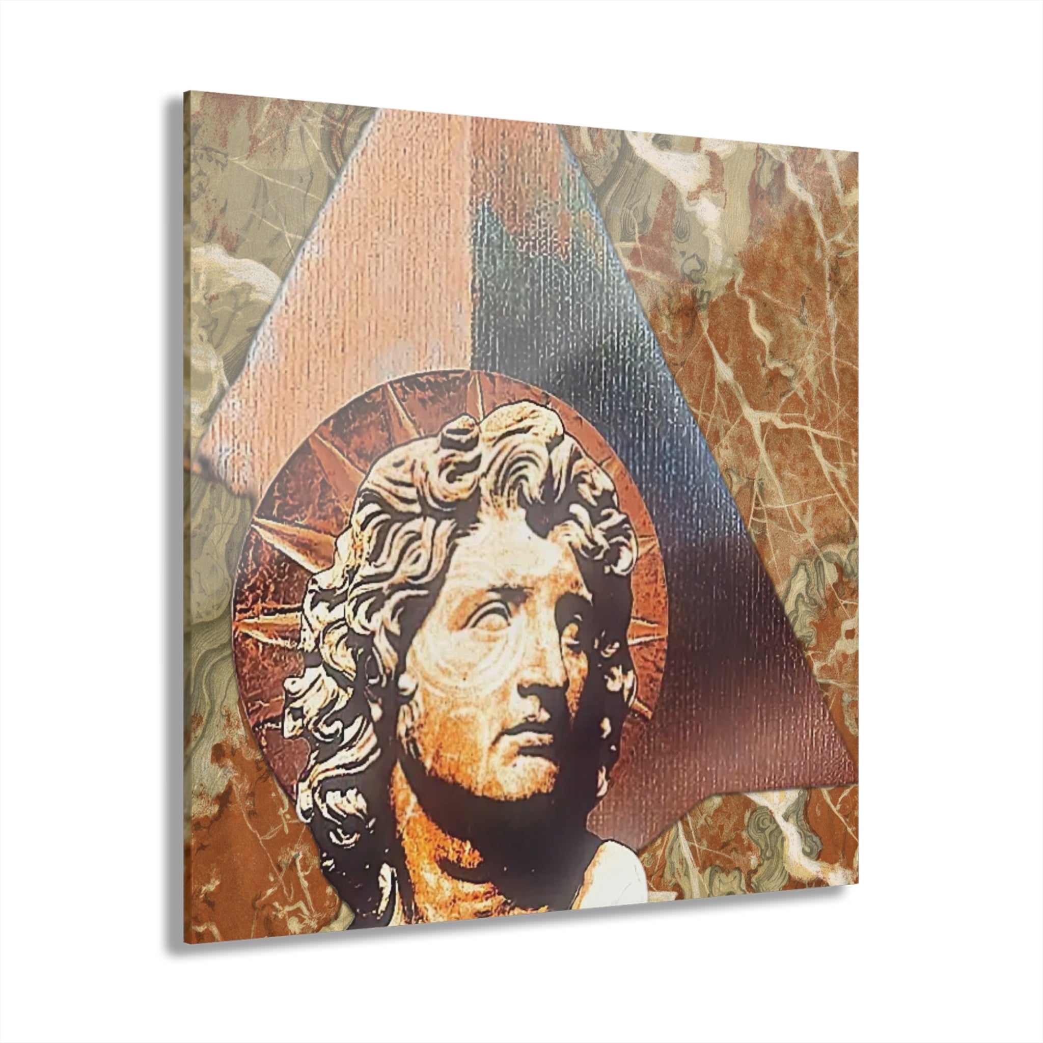 Alexander The Great In Egypt Pyramid Acrylic Print