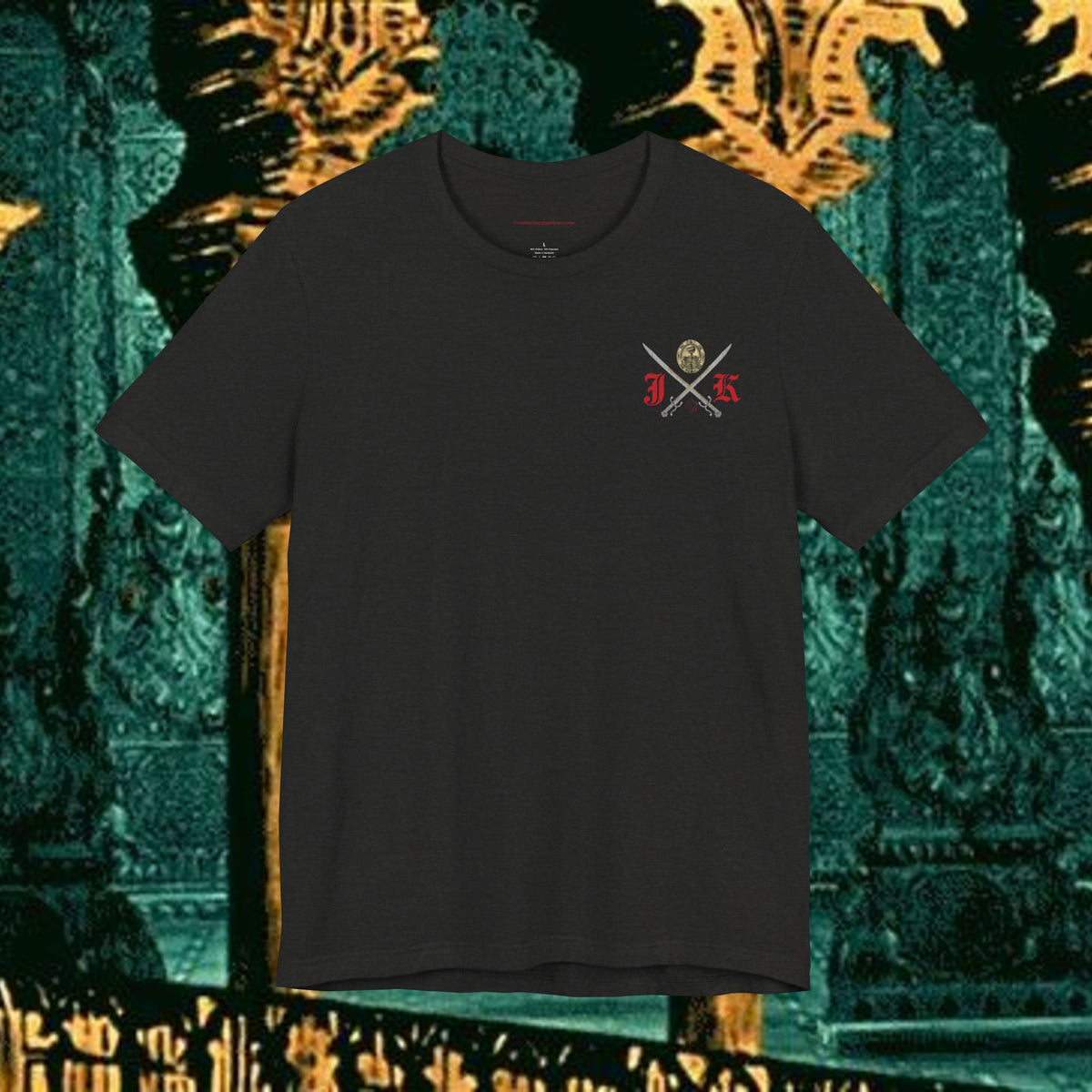 Sons of the Steppe Mythical Medieval Inspired Graphic T Shirt Back Version