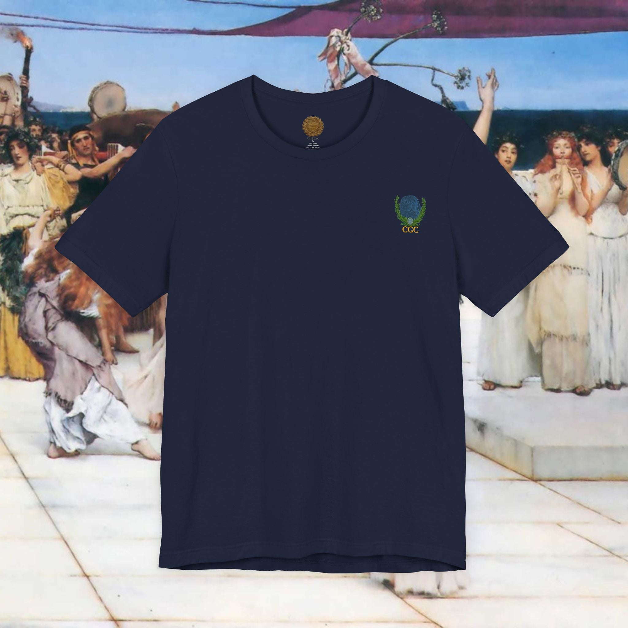 Roman Warrior Plumed Helmet Cameo T-Shirt