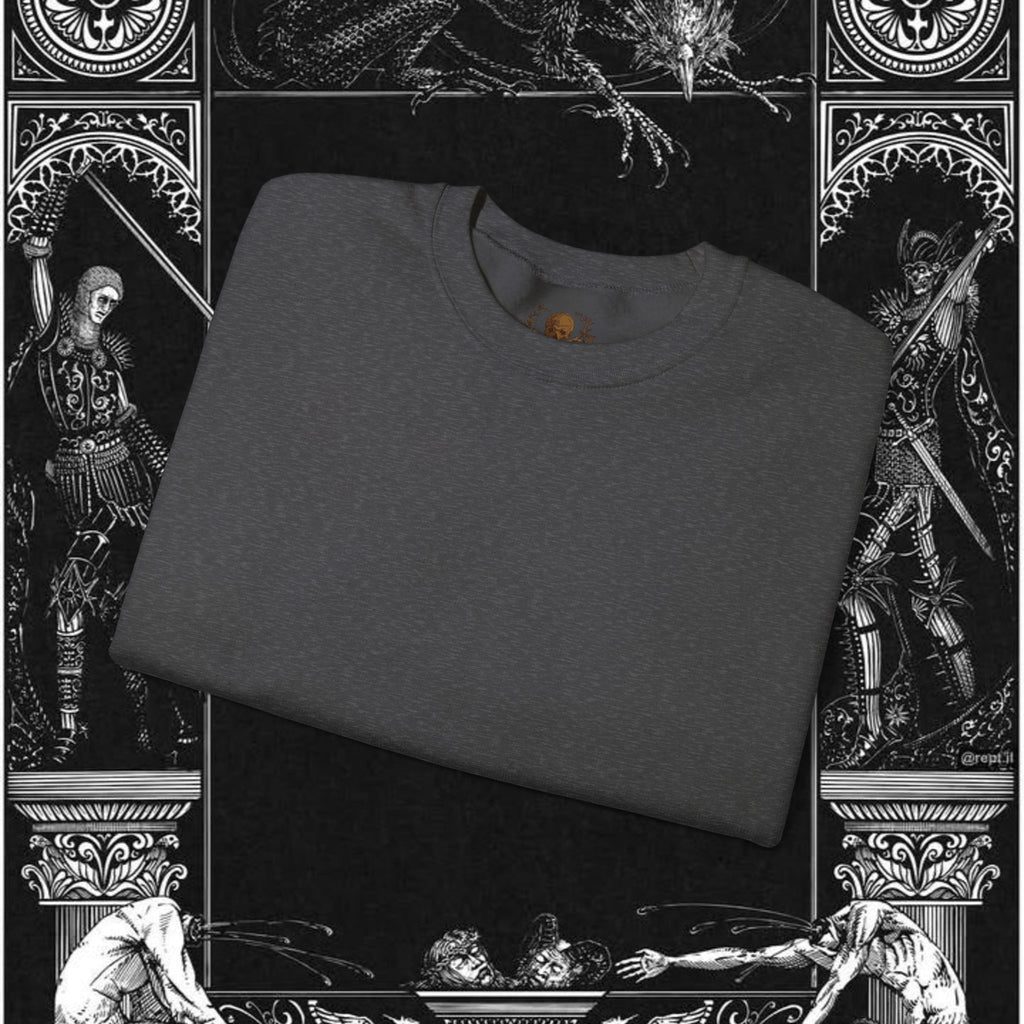 The Circle of Life Medieval Fantasy Inspired Graphic Sweatshirt