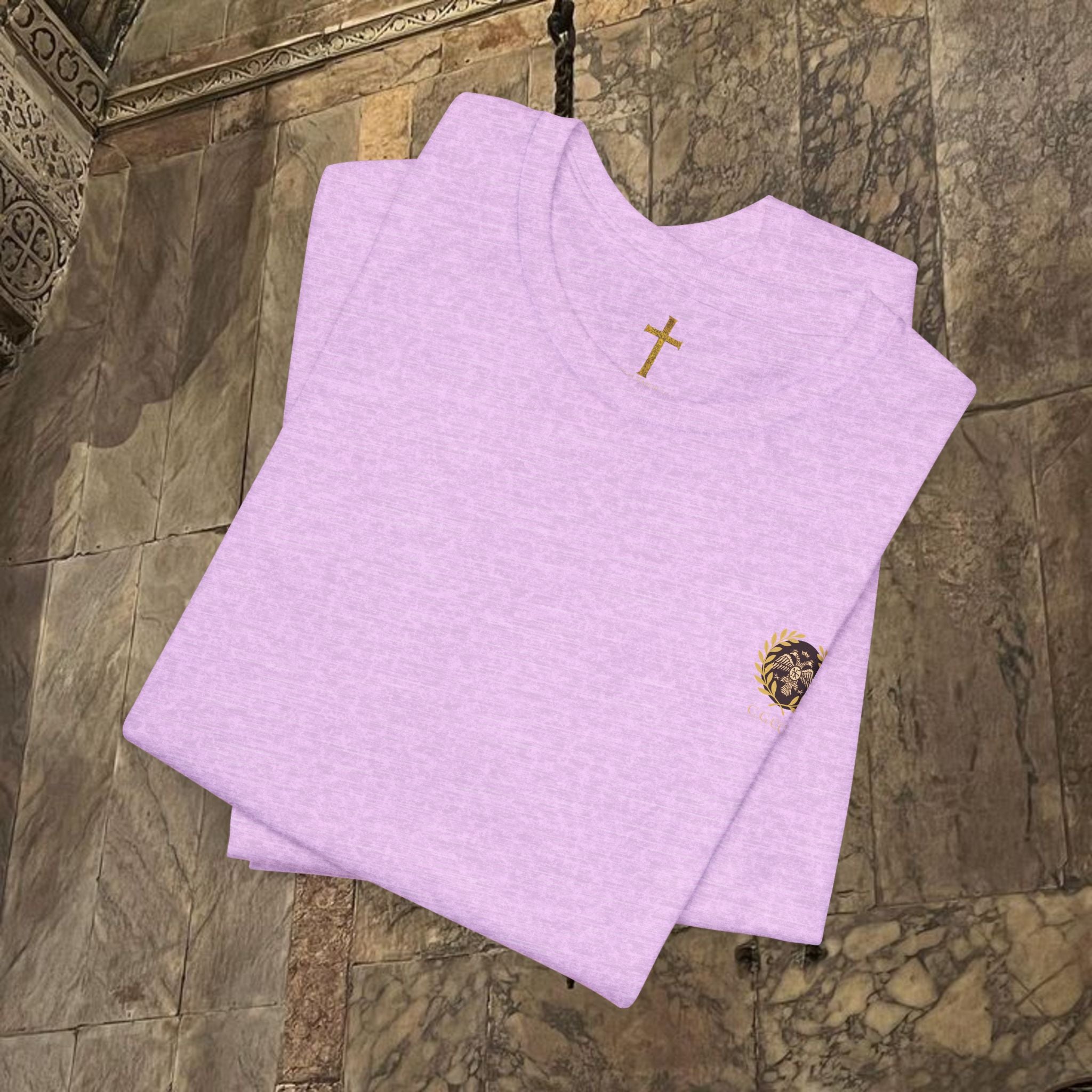 The Last Great Emperor Byzantine Inspired Cotton Graphic T-shirt Back Version