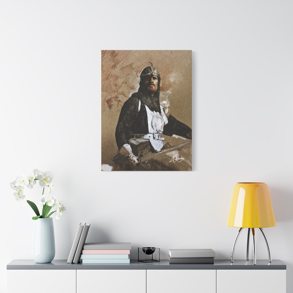 The Knight's Rest Medieval Fantasy Canvas