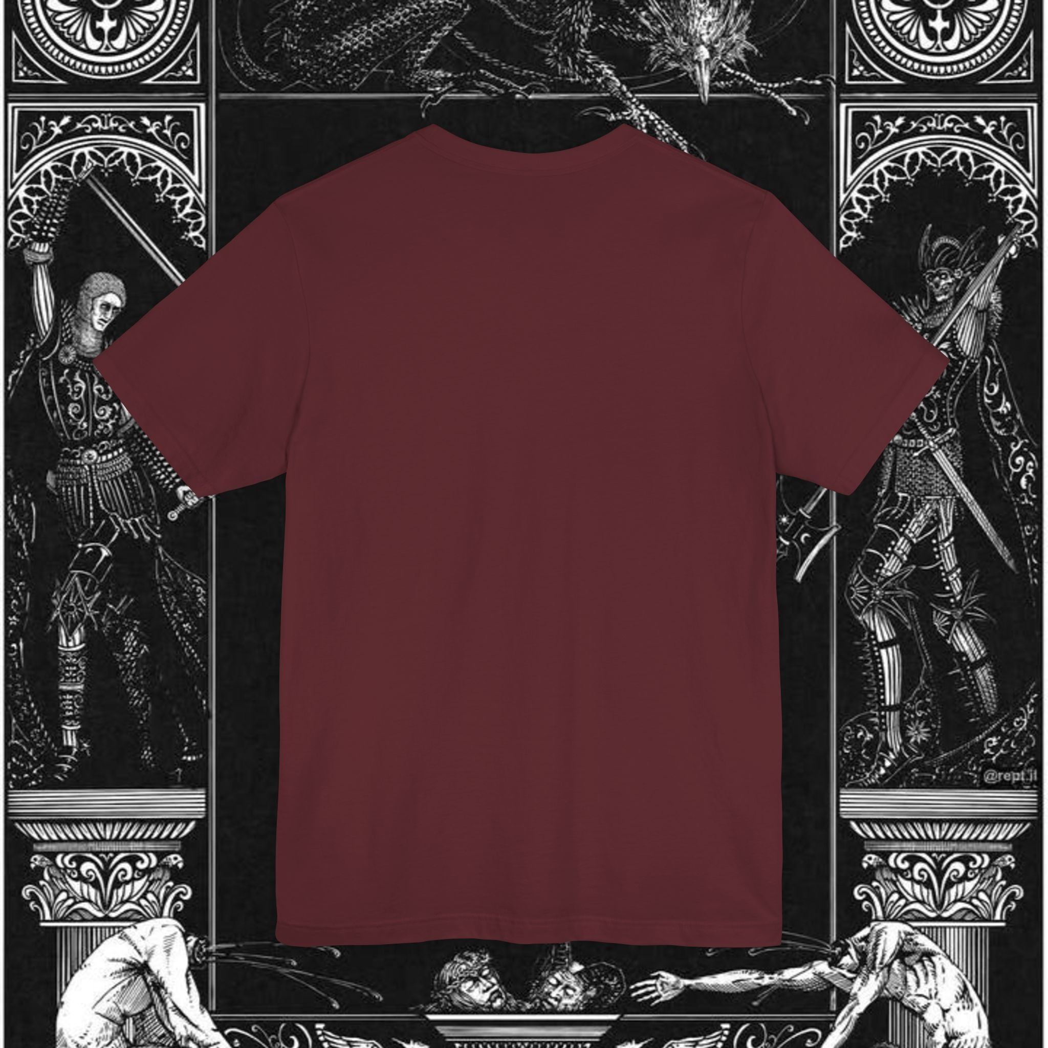 The Samurai's Vengeance Medieval Fantasy Graphic Shirt