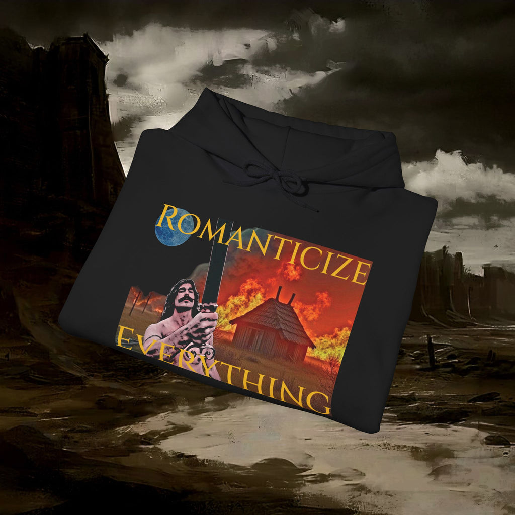 The Barbarian's Mirror Graphic Early Medieval Fantasy Inspired Hoodie