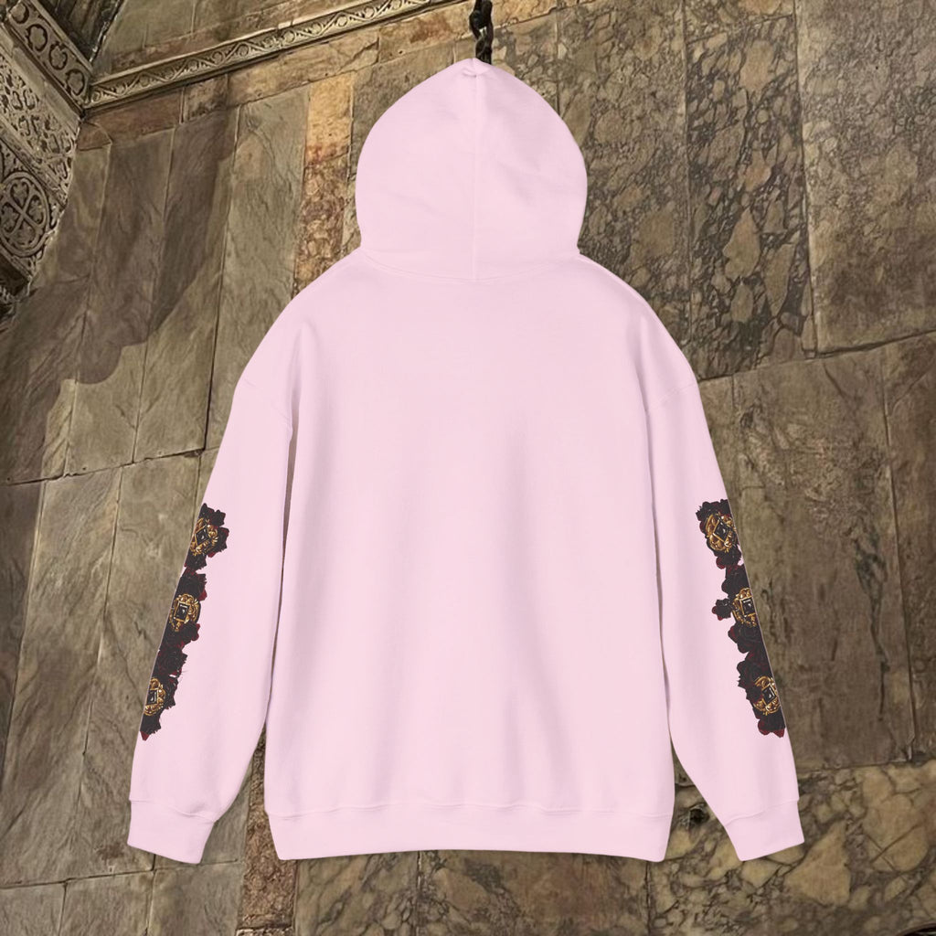 The Kings Fate Byzantine Inspired Graphic Hoodie Front Version