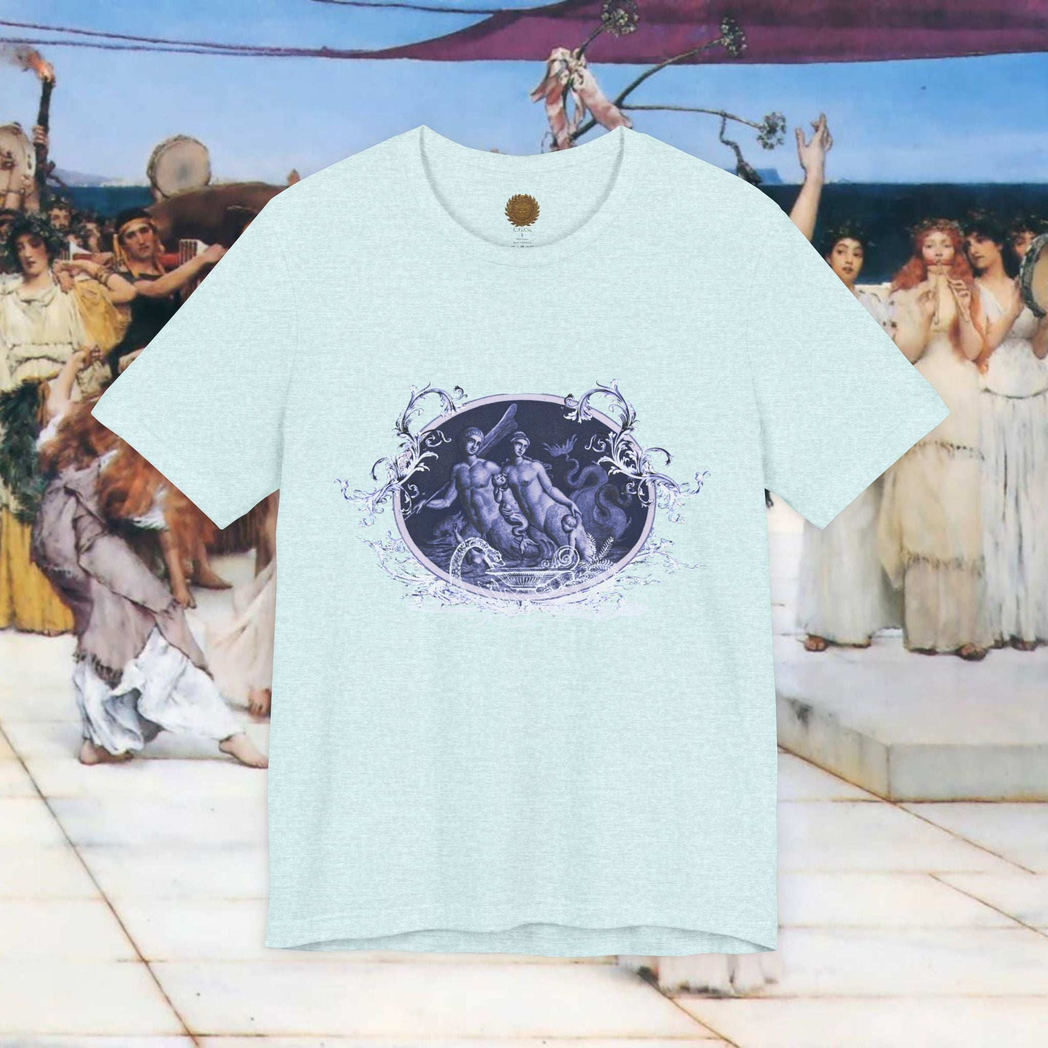 Dagon Graphic T-Shirt – Ancient Fish God of Mesopotamian Mythology | Classical History Gift