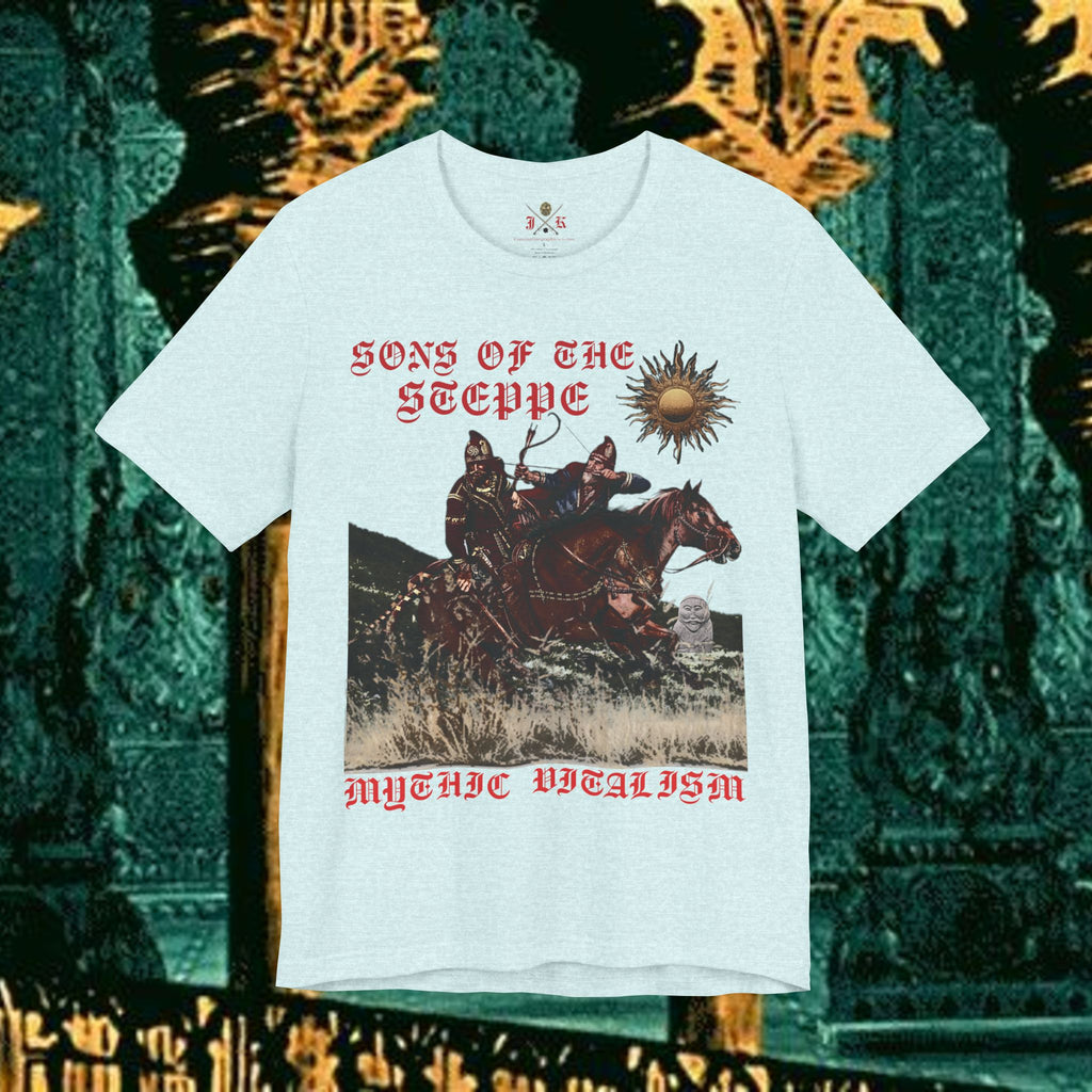 Sons of the Steppe Graphic Tee Mythical Medieval Fantasy Inspired Graphic T Shirt Front Version