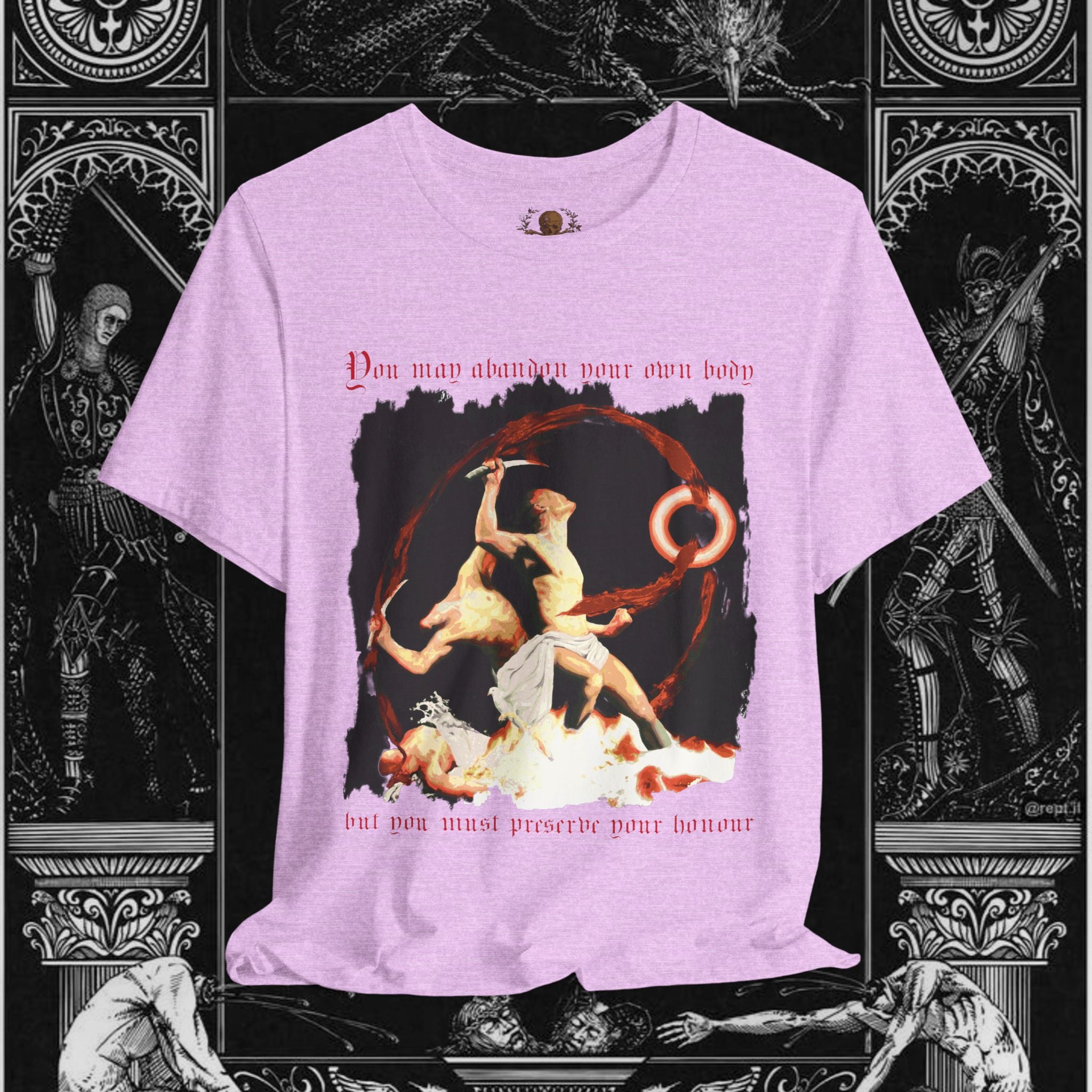 The Samurai's Vengeance Medieval Fantasy Graphic Shirt