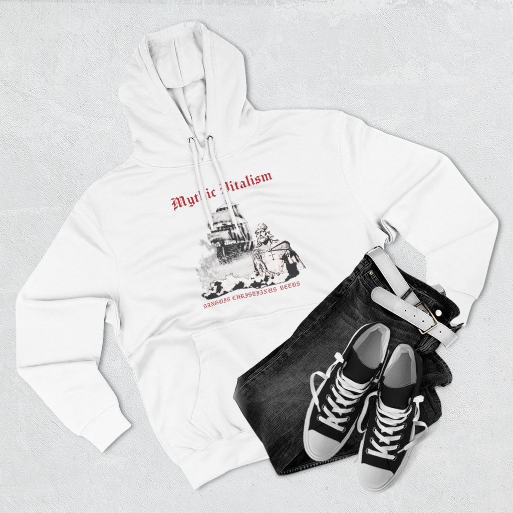 Mythical Vitalism, Sanguis Christianus Vetus Adventure and Exploration Inspired Graphic Fleece Hoodie